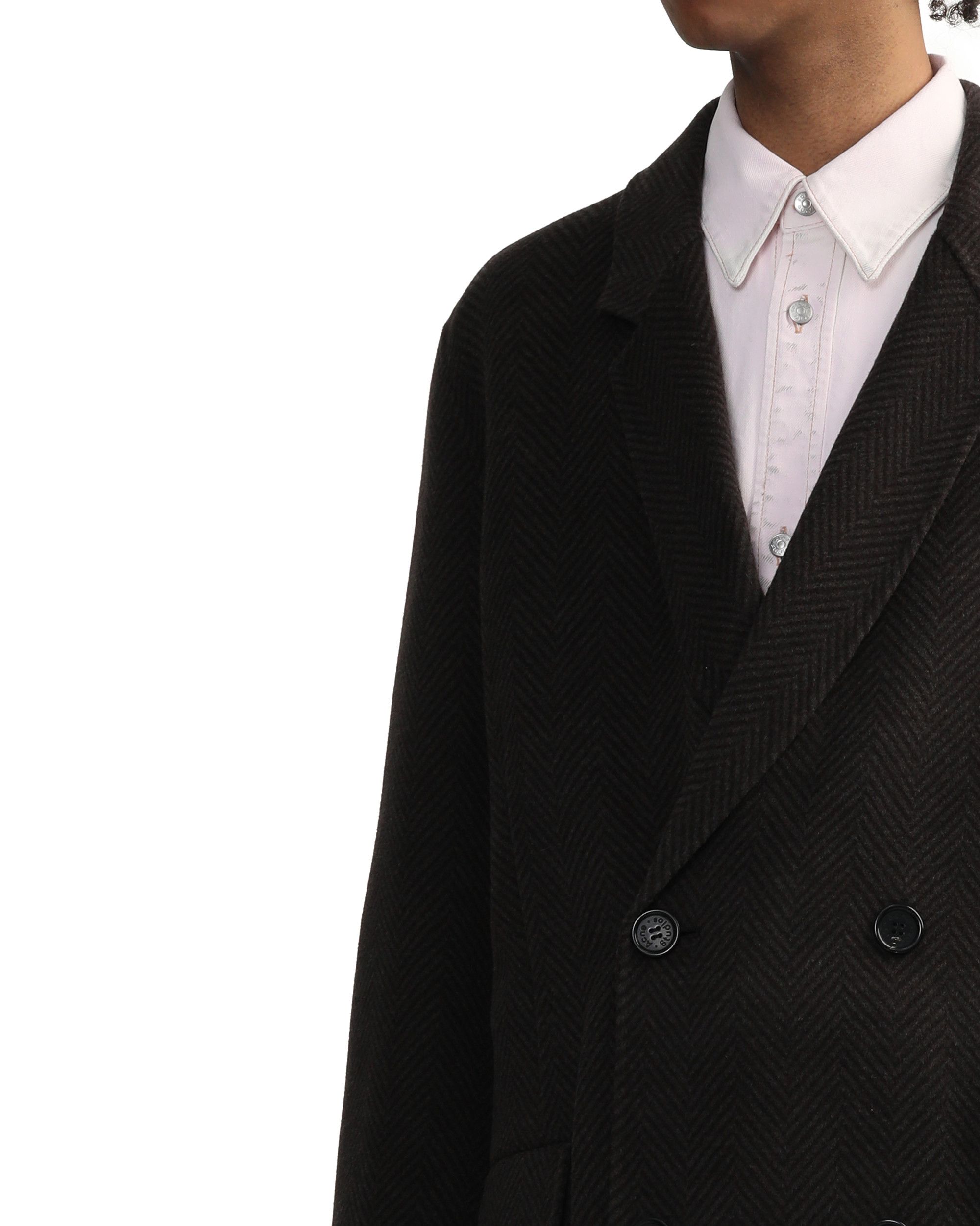 Acne Studios Acne Studios Double Breasted Fleece Noodle Lapel Jacket Size US M / EU 48-50 / 2 - 5 Thumbnail