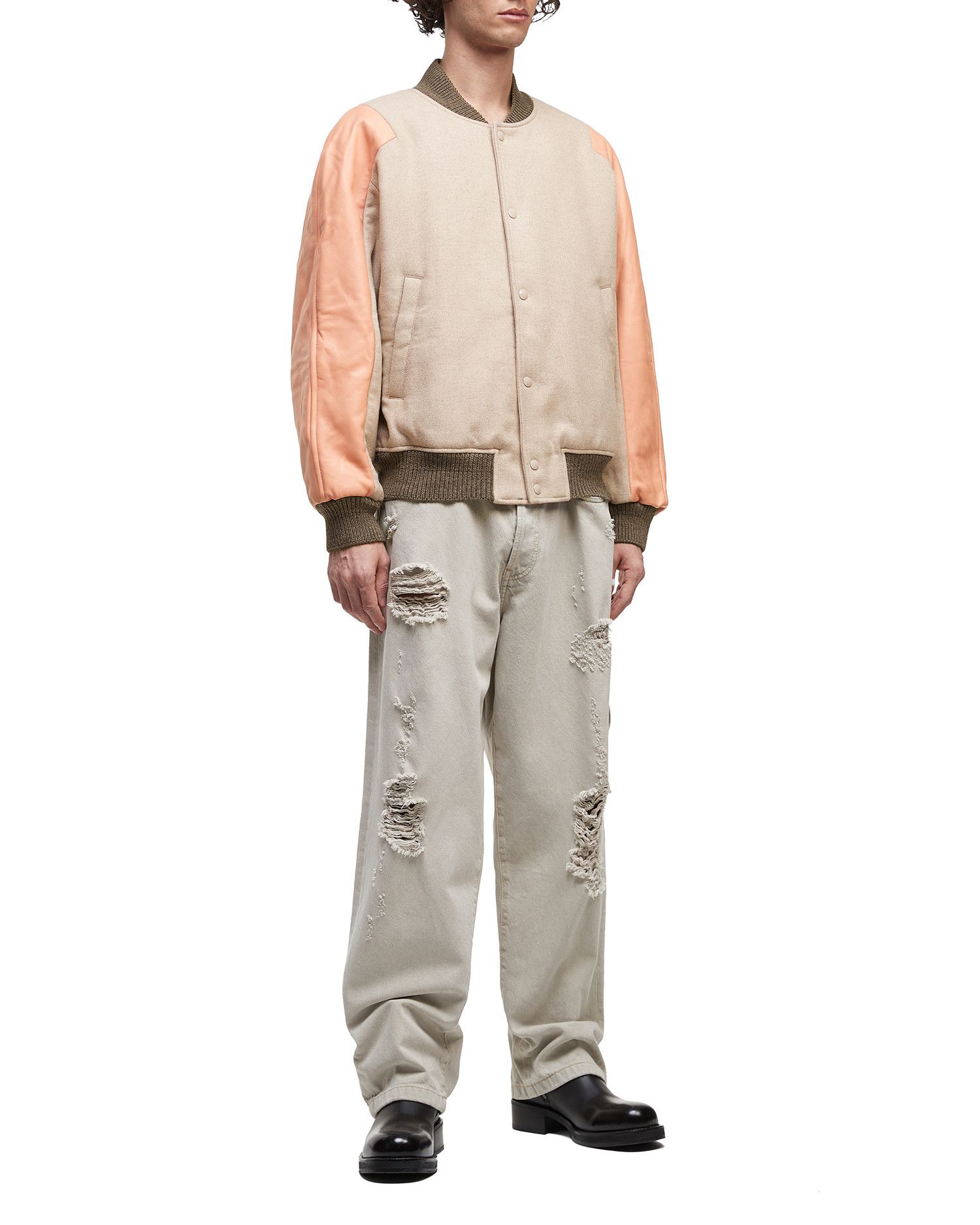 Acne Studios Acne Studios Spliced Design Stick Ball Jacket Size US M / EU 48-50 / 2 - 2 Thumbnail