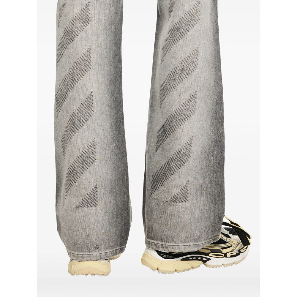 Off-White Off-white GREY Denim - Slim-Fit Jeans Size US 32 / EU 48 - 3 Thumbnail