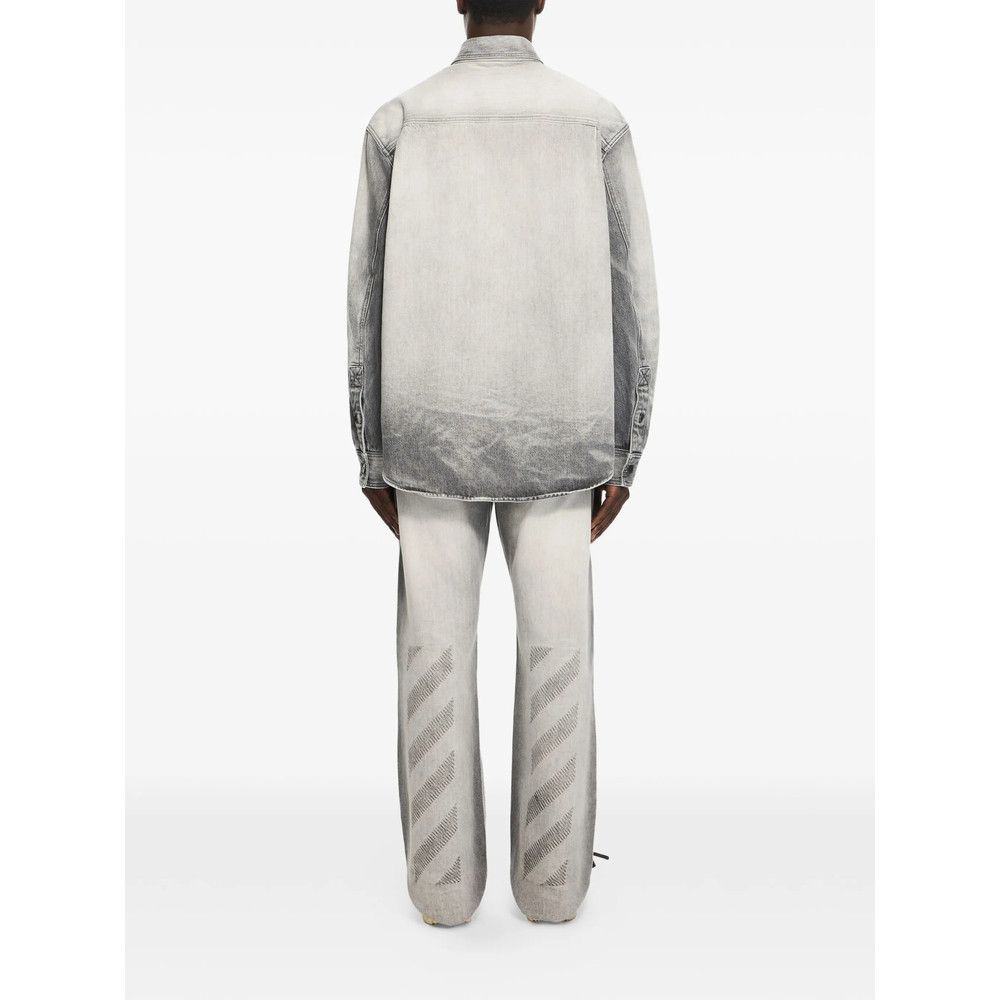 Off-White Off-white GREY Denim - Slim-Fit Jeans Size US 36 / EU 52 - 2 Thumbnail