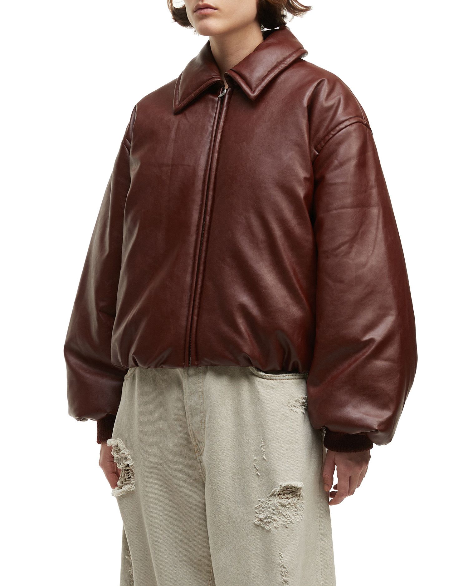 Acne Studios Acne Studios Leather Feel Lapel Jacket Size M / US 6-8 / IT 42-44 - 3 Thumbnail