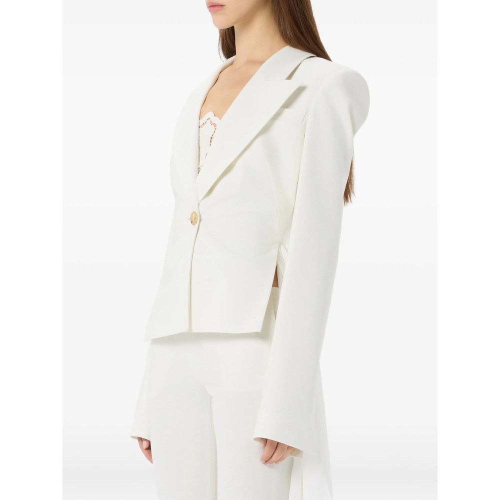 Blumarine Blumarine WHITE Jackets - Blazers Size S / US 4 / IT 40 - 4 Thumbnail