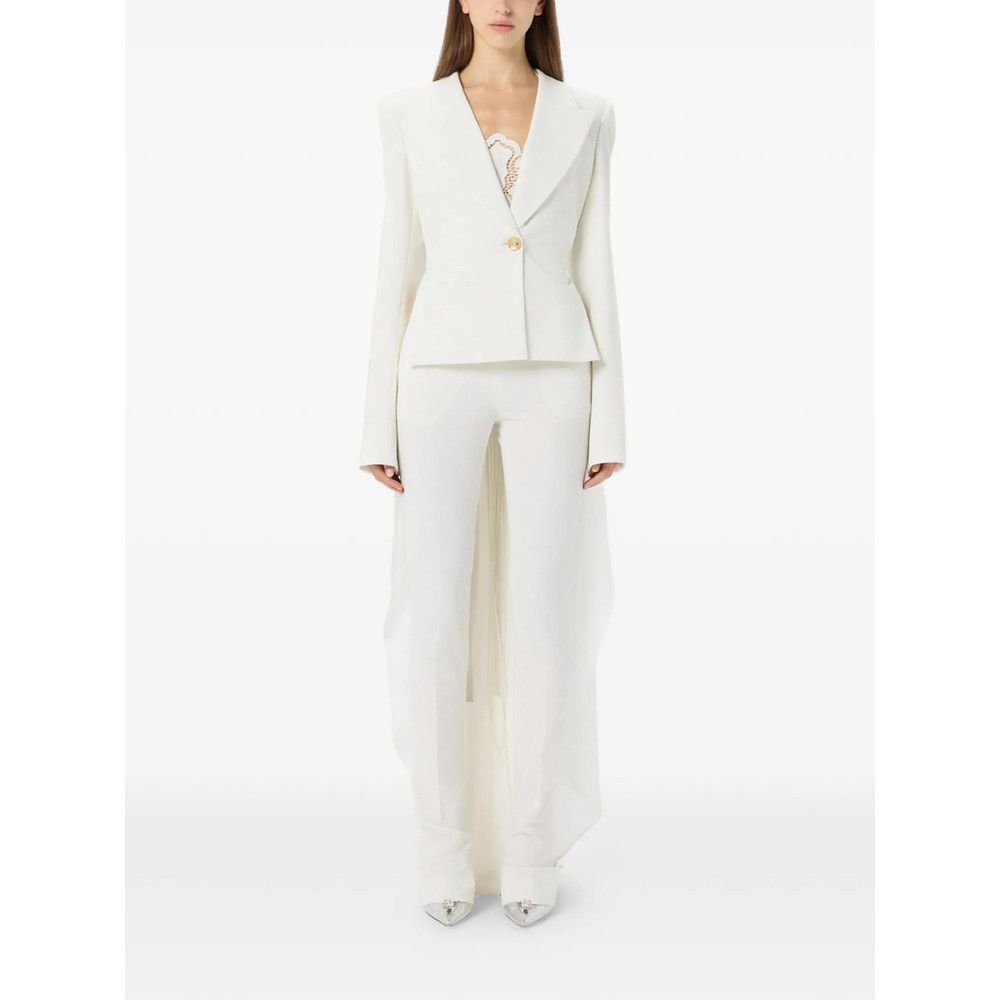 Blumarine Blumarine WHITE Jackets - Blazers Size S / US 4 / IT 40 - 5 Thumbnail