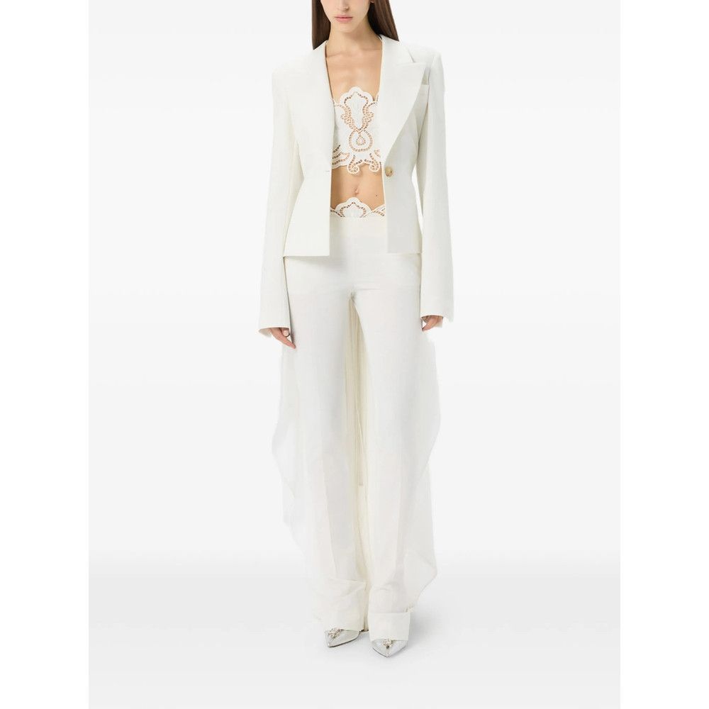 Blumarine Blumarine WHITE Jackets - Blazers Size S / US 4 / IT 40 - 3 Thumbnail