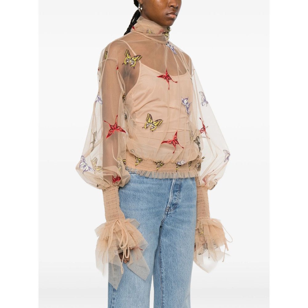 Blumarine Blumarine NEUTRALS Tops - Blouses Size S / US 4 / IT 40 - 4 Thumbnail