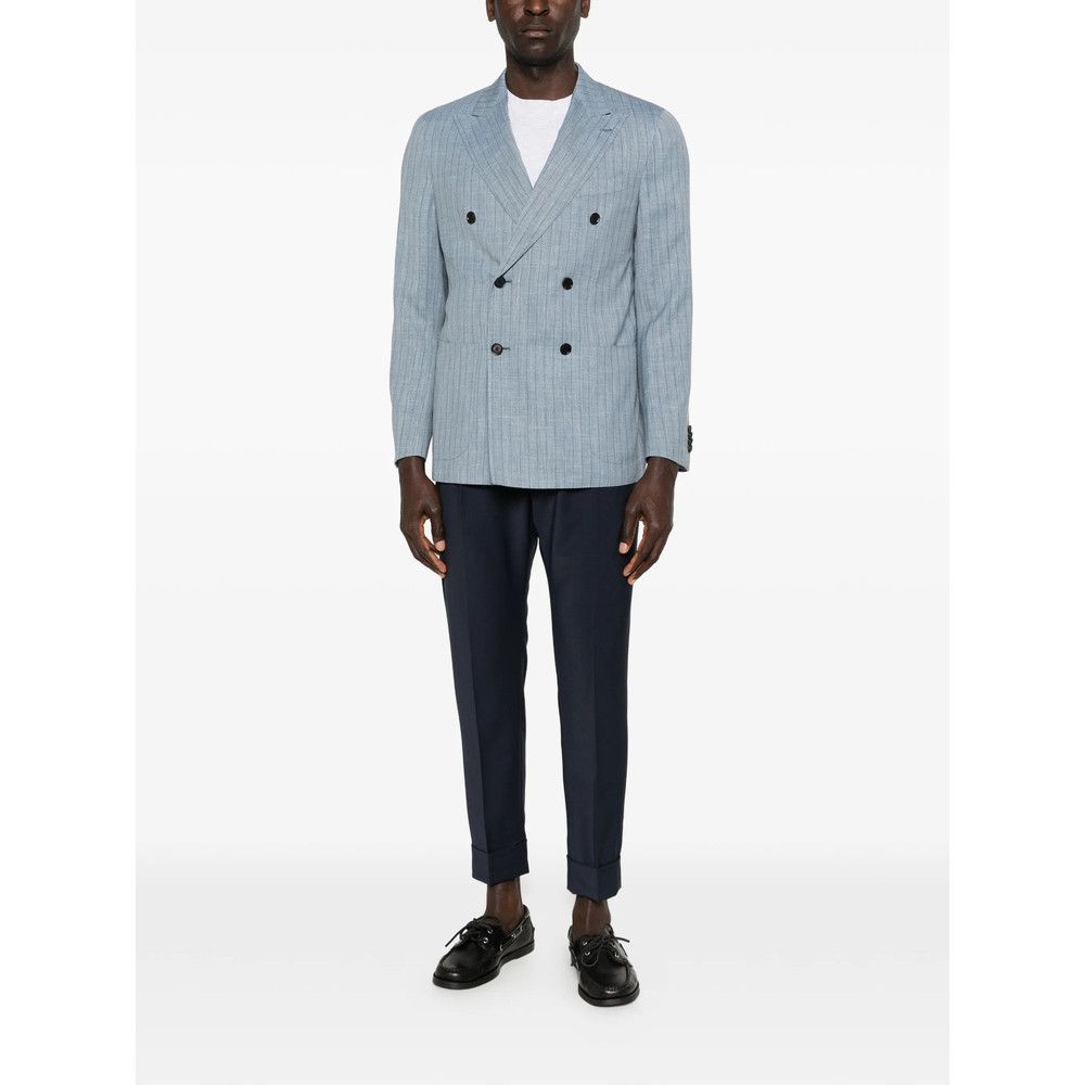 Caruso Caruso BLUE Jackets - Blazers Size US L / EU 52-54 / 3 - 3 Thumbnail