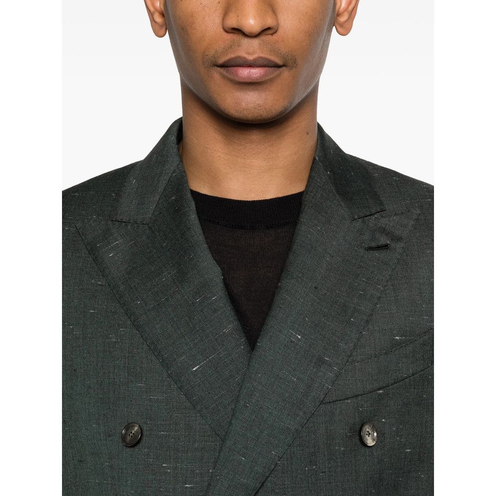 Caruso Caruso GREEN Jackets - Blazers Size US L / EU 52-54 / 3 - 4 Thumbnail