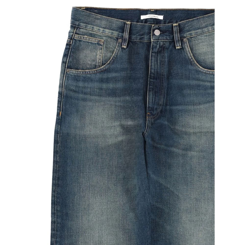 Sunflower Sunflower BLUE Denim - Wide-Leg Jeans Size US 34 / EU 50 - 2 Thumbnail