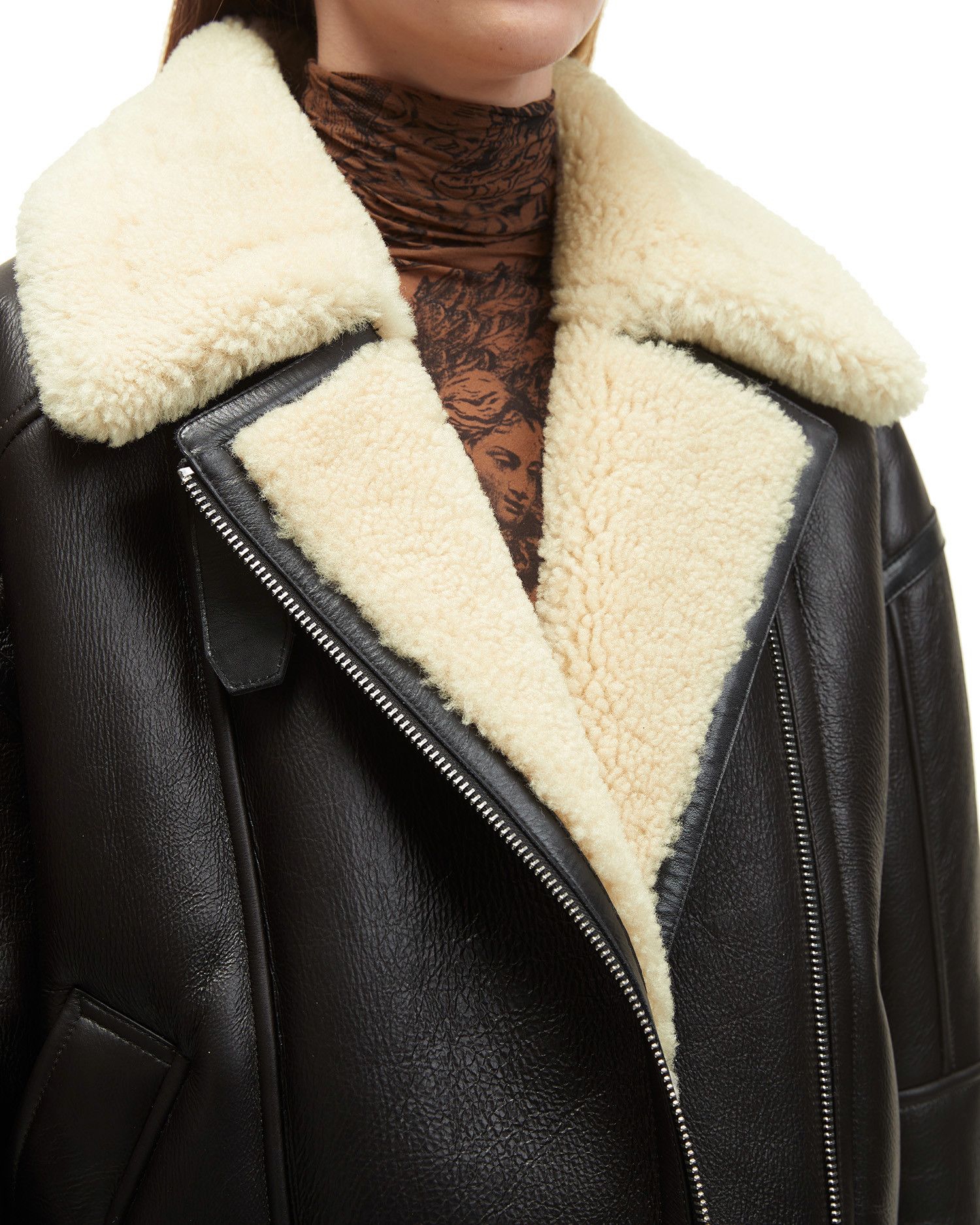 Acne Studios Acne Studios Shearling Biker Jacket Size M / US 6-8 / IT 42-44 - 5 Thumbnail