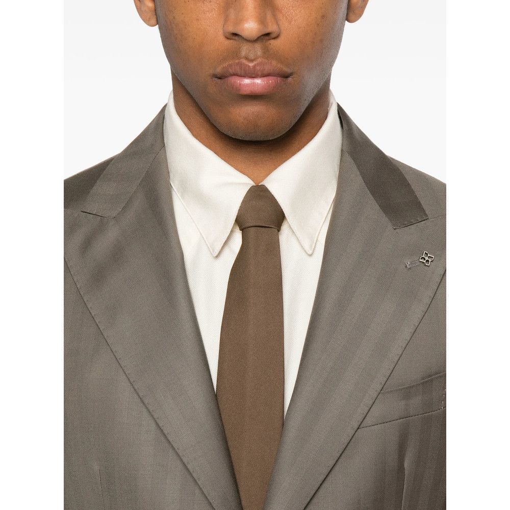 Tagliatore Tagliatore BROWN Suits - Single Breasted Suits Size US M / EU 48-50 / 2 - 3 Thumbnail