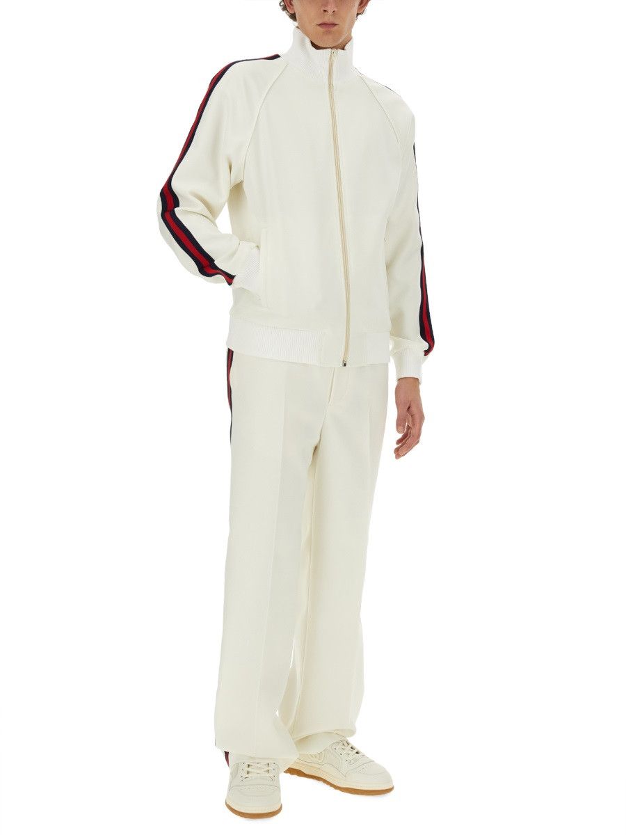Gucci GUCCI ZIPPERED JACKET - WHITE (IT 48) Size US M / EU 48-50 / 2 - 2 Thumbnail