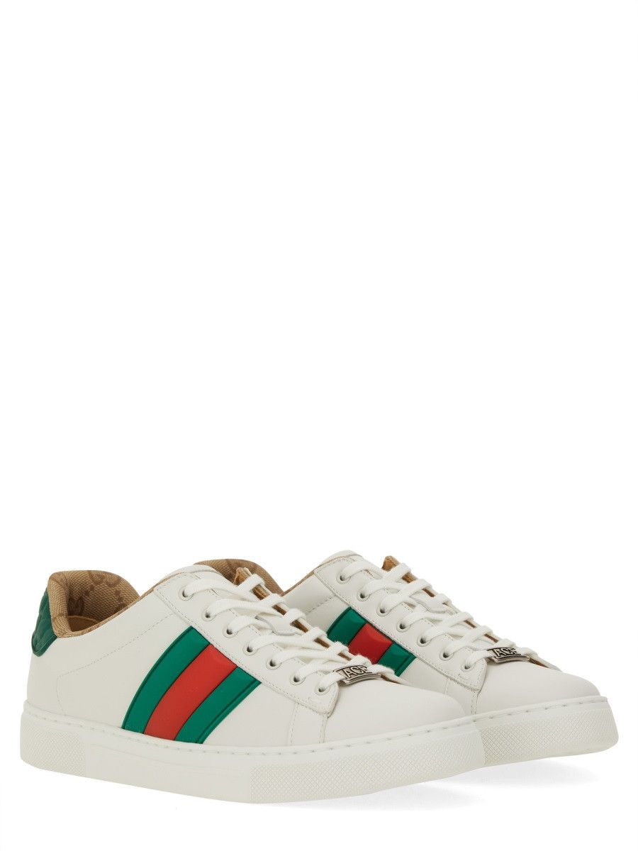 Gucci GUCCI SNEAKER "ACE" - WHITE (UK 5) Size US 6 / EU 39 - 2 Thumbnail