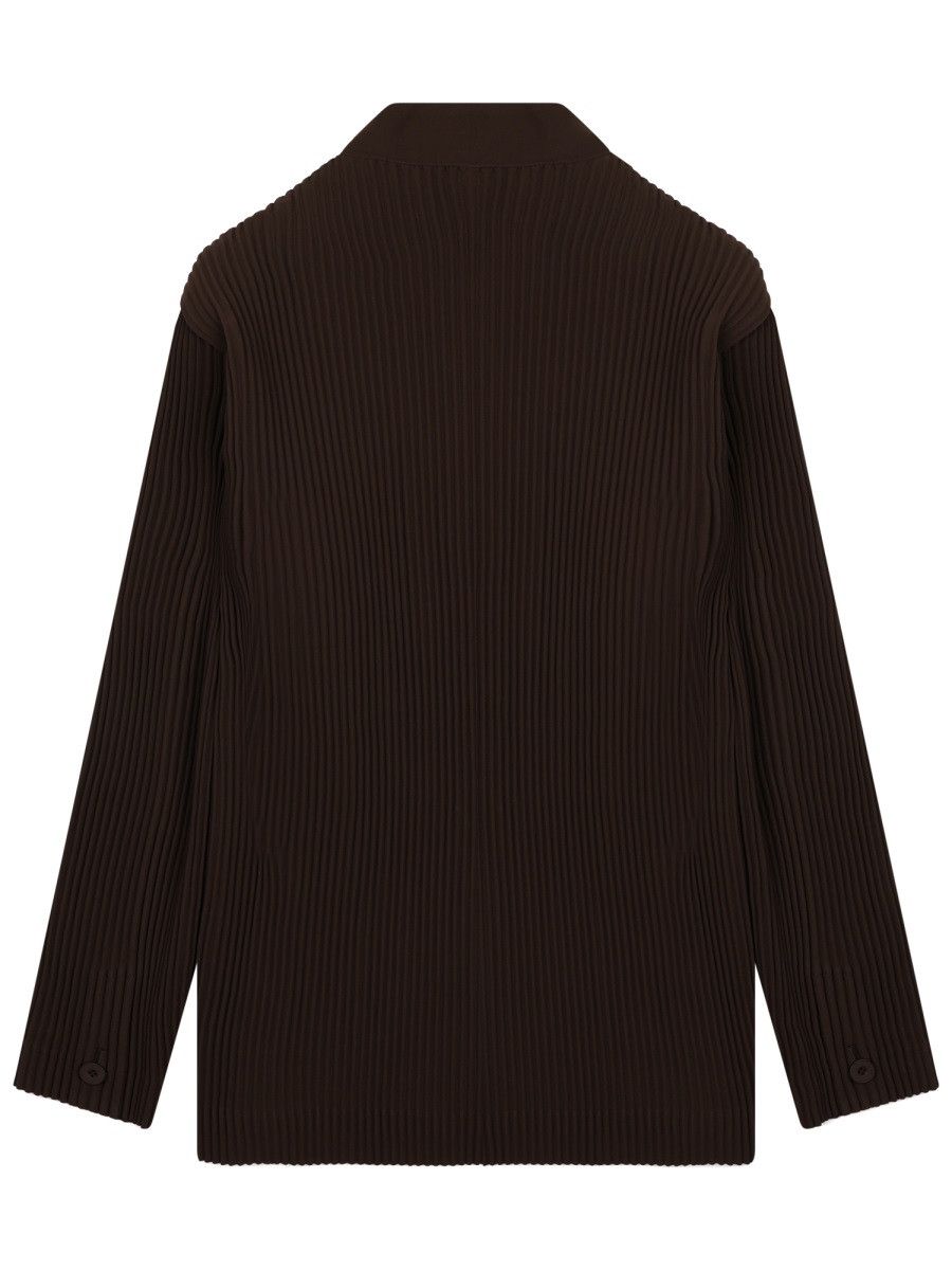 Homme Plisse Issey Miyake HOMME PLISSE ISSEY MIYAKE GIACCA PLISSETTATA - BROWN (JP 2) Size US M / EU 48-50 / 2 - 2 Thumbnail