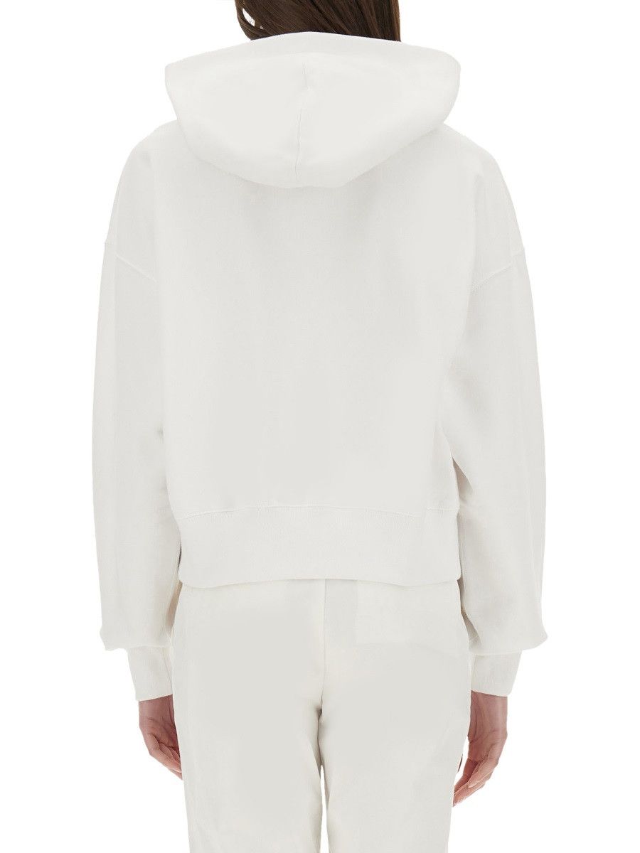 Gucci GUCCI COTTON SWEATSHIRT WITH EMBROIDERY - WHITE Size XS / US 0-2 / IT 36-38 - 3 Thumbnail