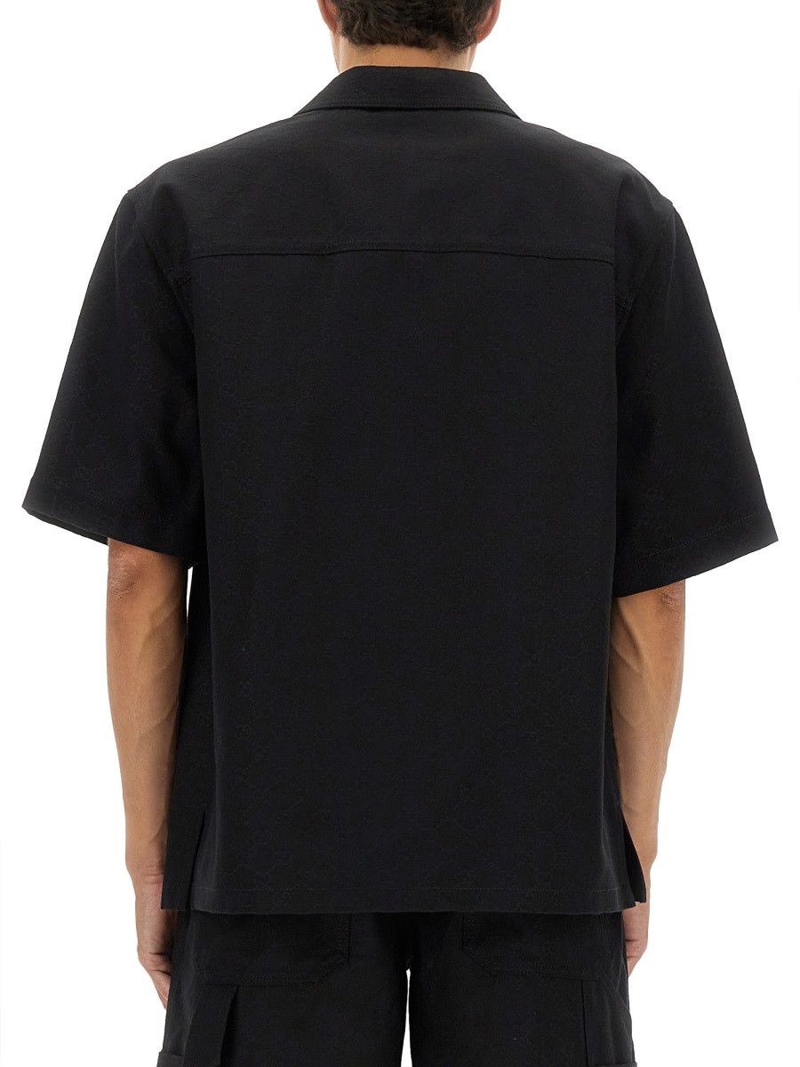 Gucci GUCCI GG JACQUARD SHIRT - BLACK (IT 48) Size US M / EU 48-50 / 2 - 3 Thumbnail