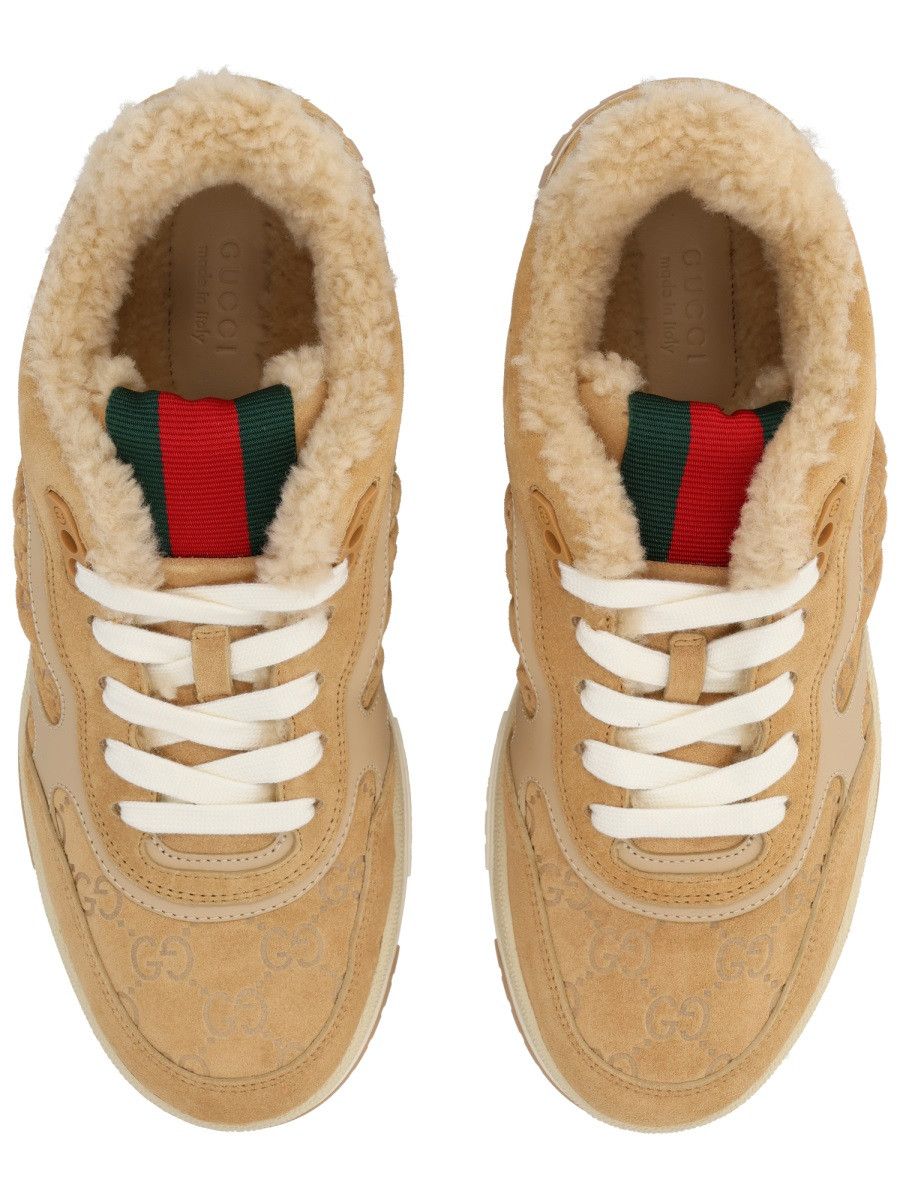 Gucci GUCCI "RE-WEB" SNEAKER - BROWN (IT 35) Size US 5 / IT 35 - 5 Thumbnail