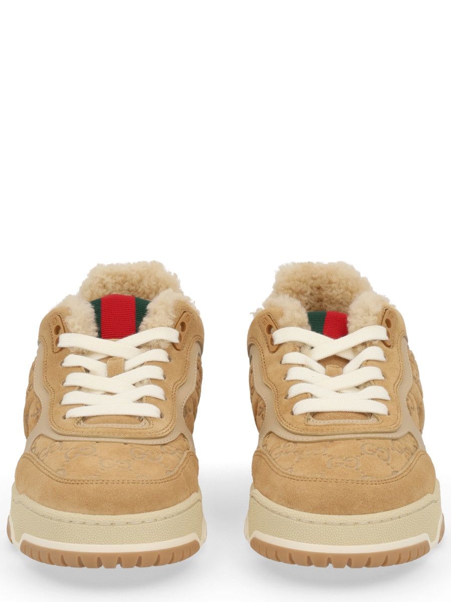 Gucci GUCCI "RE-WEB" SNEAKER - BROWN (IT 37½) Size US 7.5 / IT 37.5 - 3 Thumbnail