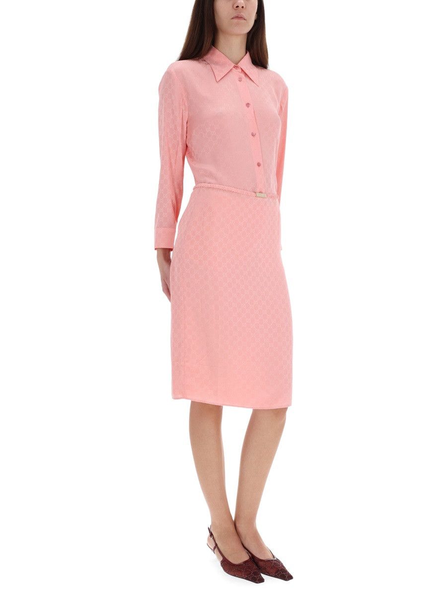 Gucci GUCCI SILK SHIRT - PINK (IT 42) Size M / US 6-8 / IT 42-44 - 2 Thumbnail