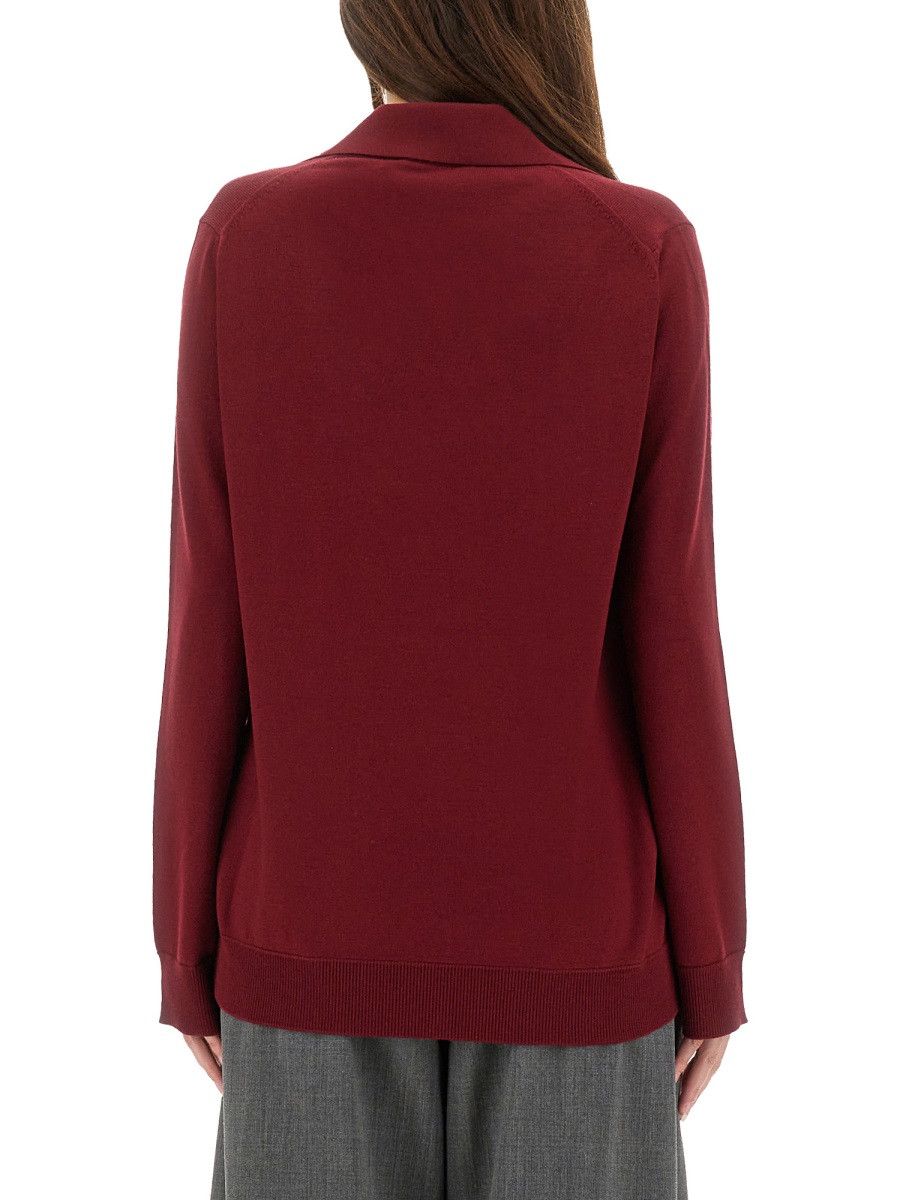 Gucci GUCCI ULTRAFINE WOOL POLO SHIRT - BORDEAUX Size M / US 6-8 / IT 42-44 - 3 Thumbnail