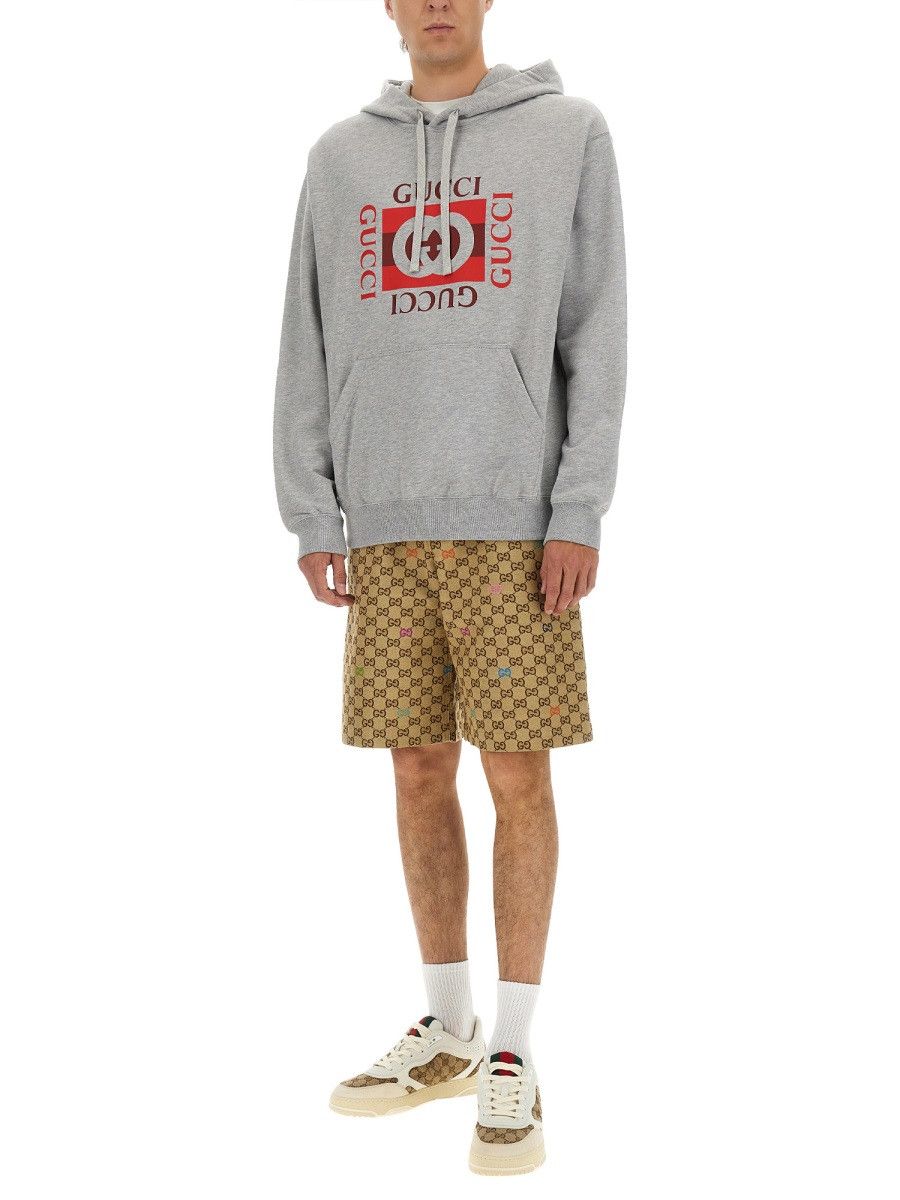 Gucci GUCCI FABRIC SHORTS GG - BEIGE (IT 48) Size US 32 / EU 48 - 2 Thumbnail