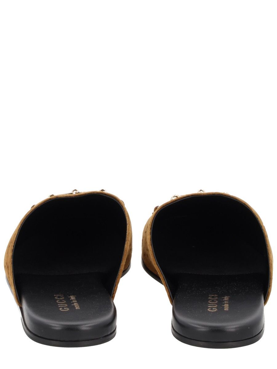 Gucci GUCCI SABOT WITH CLAMP - BROWN (UK 8) Size US 9 / EU 42 - 4 Thumbnail