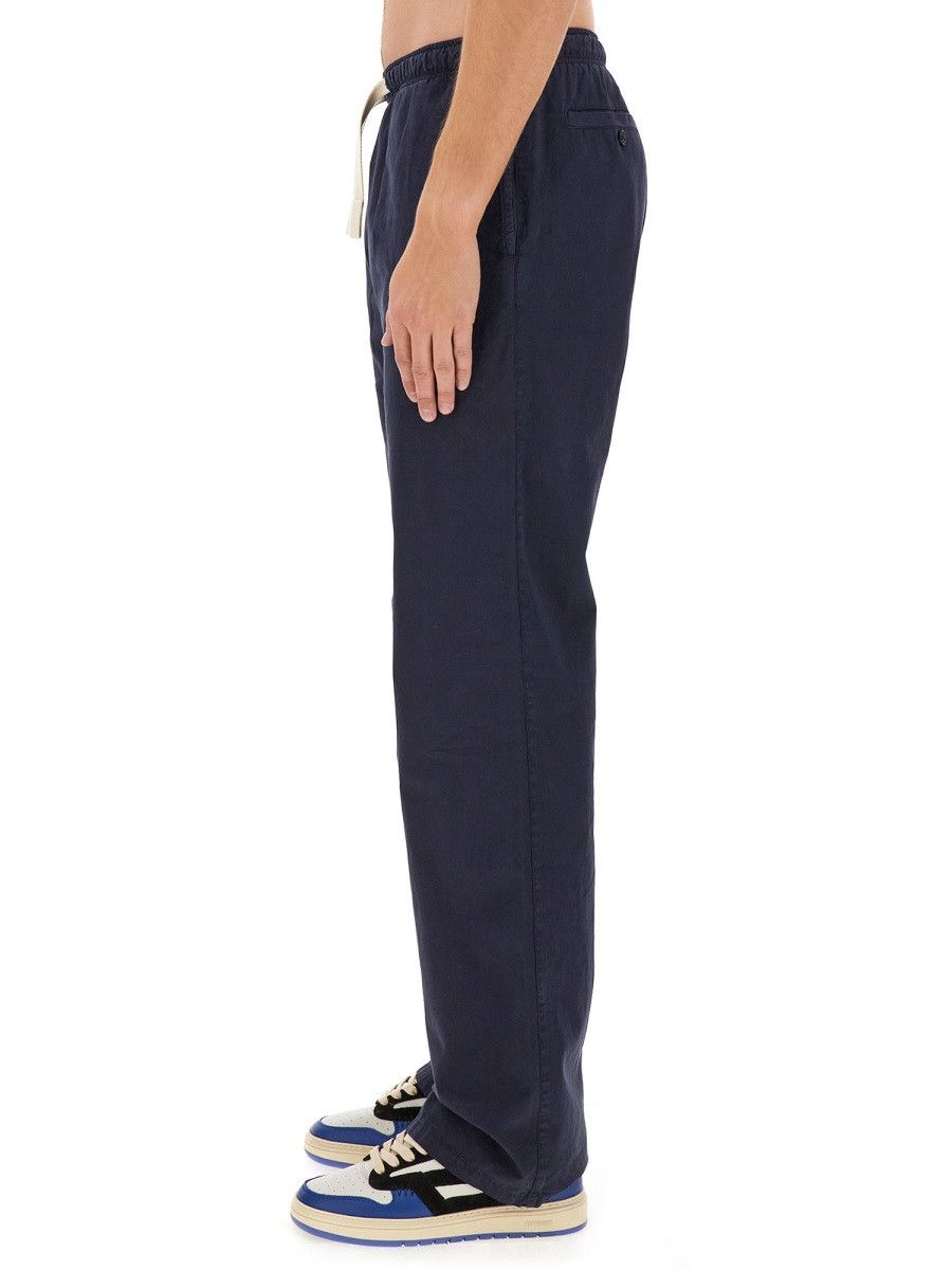 Palm Angels PALM ANGELS PANTS WITH LOGO - BLUE (IT 52) Size US 36 / EU 52 - 4 Thumbnail