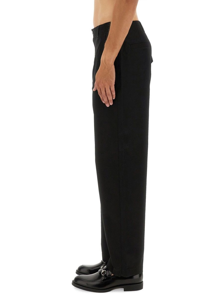 Gucci GUCCI PANTS WITH WEB DETAIL - BLACK (IT 48) Size US 32 / EU 48 - 4 Thumbnail