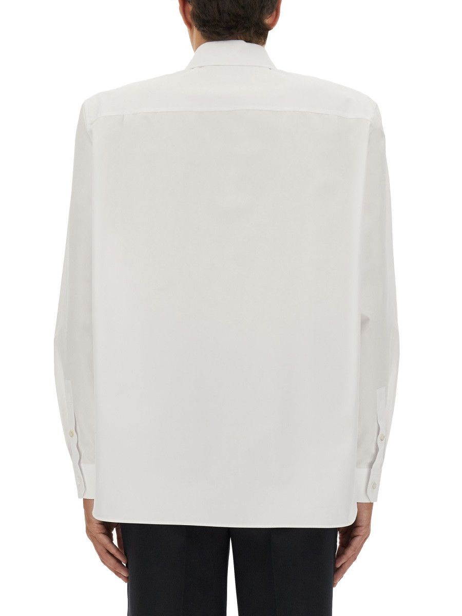 Gucci GUCCI SHIRT WITH EMBROIDERY - WHITE (IT 48) Size US M / EU 48-50 / 2 - 3 Thumbnail