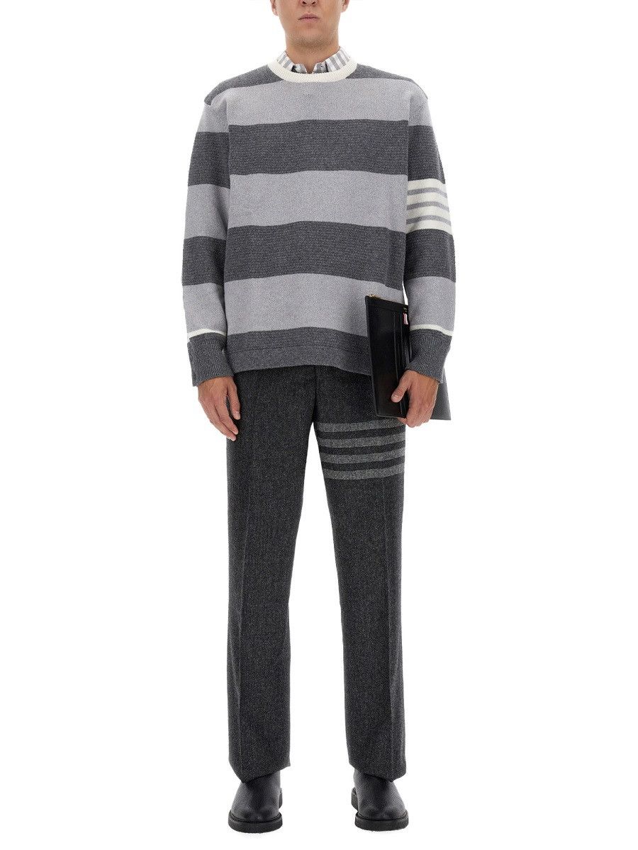Thom Browne THOM BROWNE TWEED PANTS - GREY (JP 4) Size US 32 / EU 48 - 2 Thumbnail