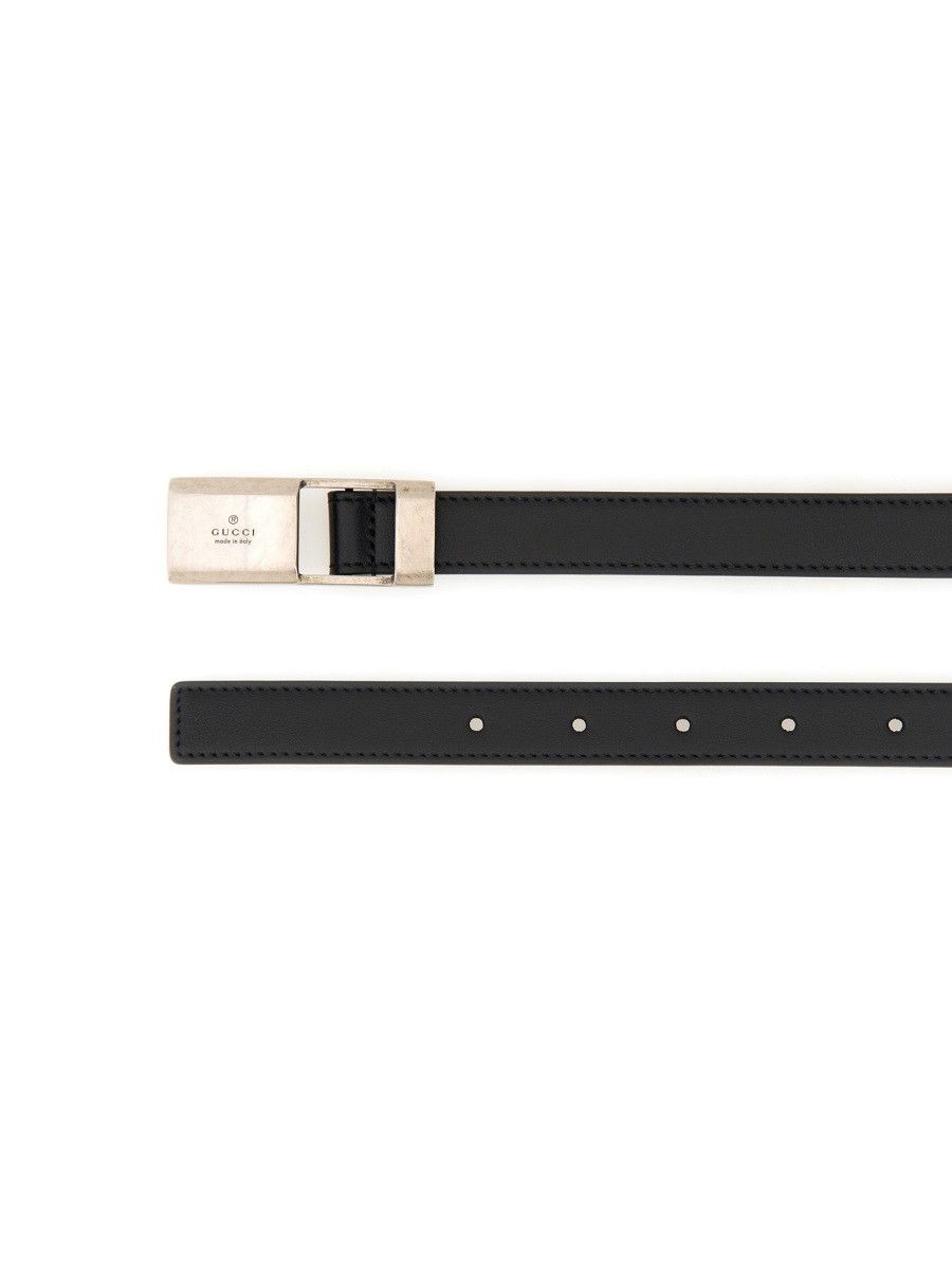 Gucci GUCCI BELT WITH BUCKLE - BLACK (BELT_CM 110) Size ONE SIZE - 2 Thumbnail