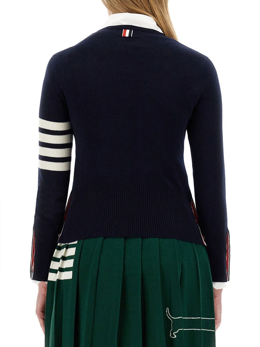 Thom Browne THOM BROWNE 4BAR SHIRT - BLUE (IT 44) Size M / US 6-8 / IT 42-44 - 3 Thumbnail