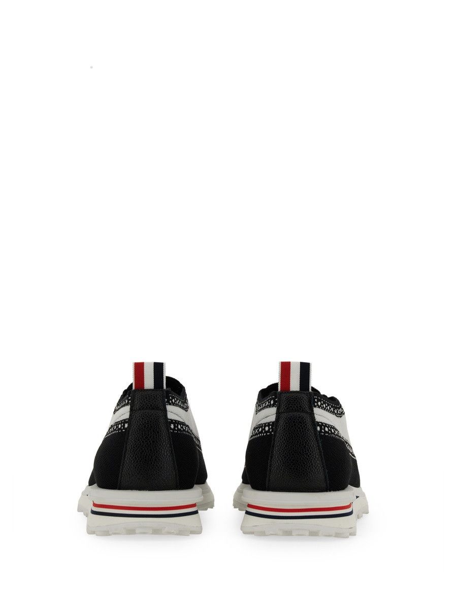 Thom Browne THOM BROWNE TECH RUNNER SNEAKER - BLACK (US 6) Size US 6 / EU 39 - 4 Thumbnail