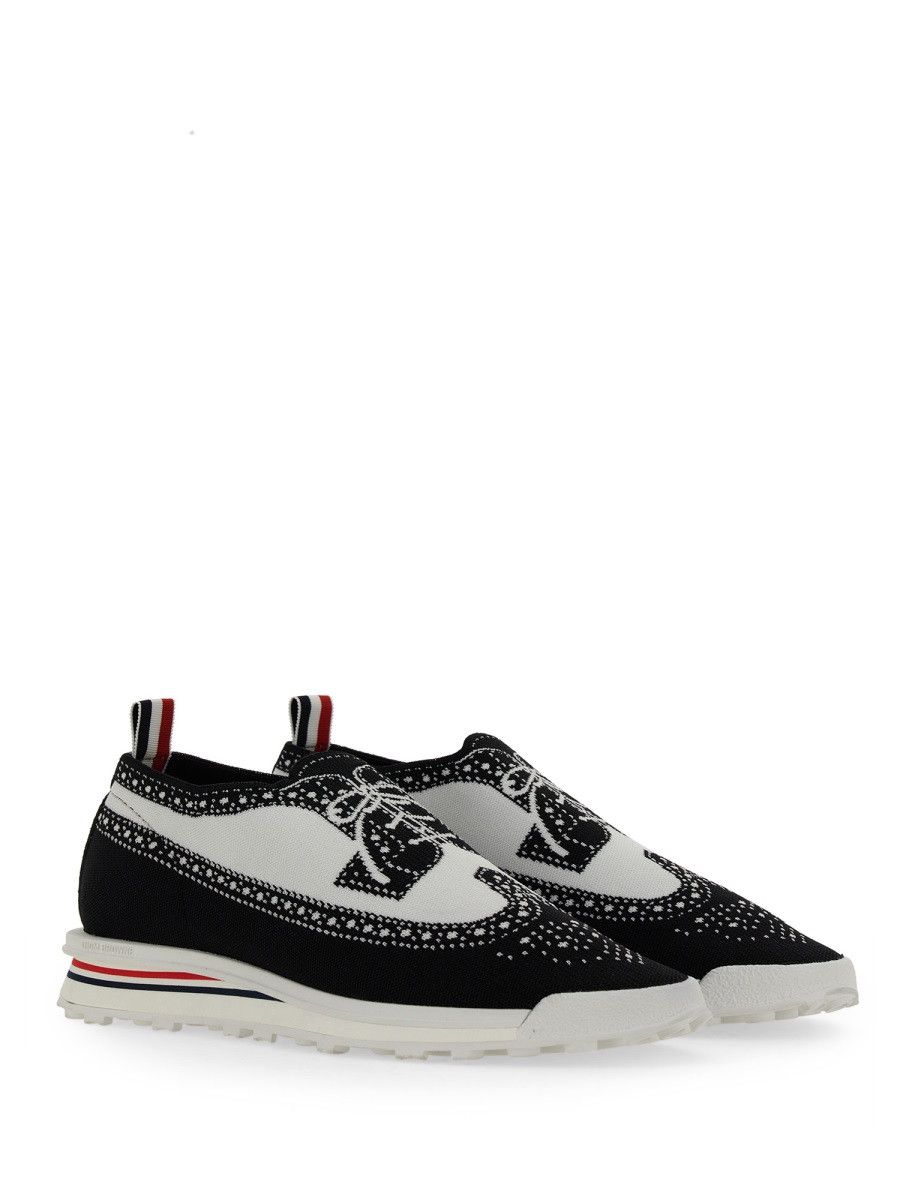 Thom Browne THOM BROWNE TECH RUNNER SNEAKER - BLACK (US 6½) Size US 6.5 / EU 39-40 - 3 Thumbnail