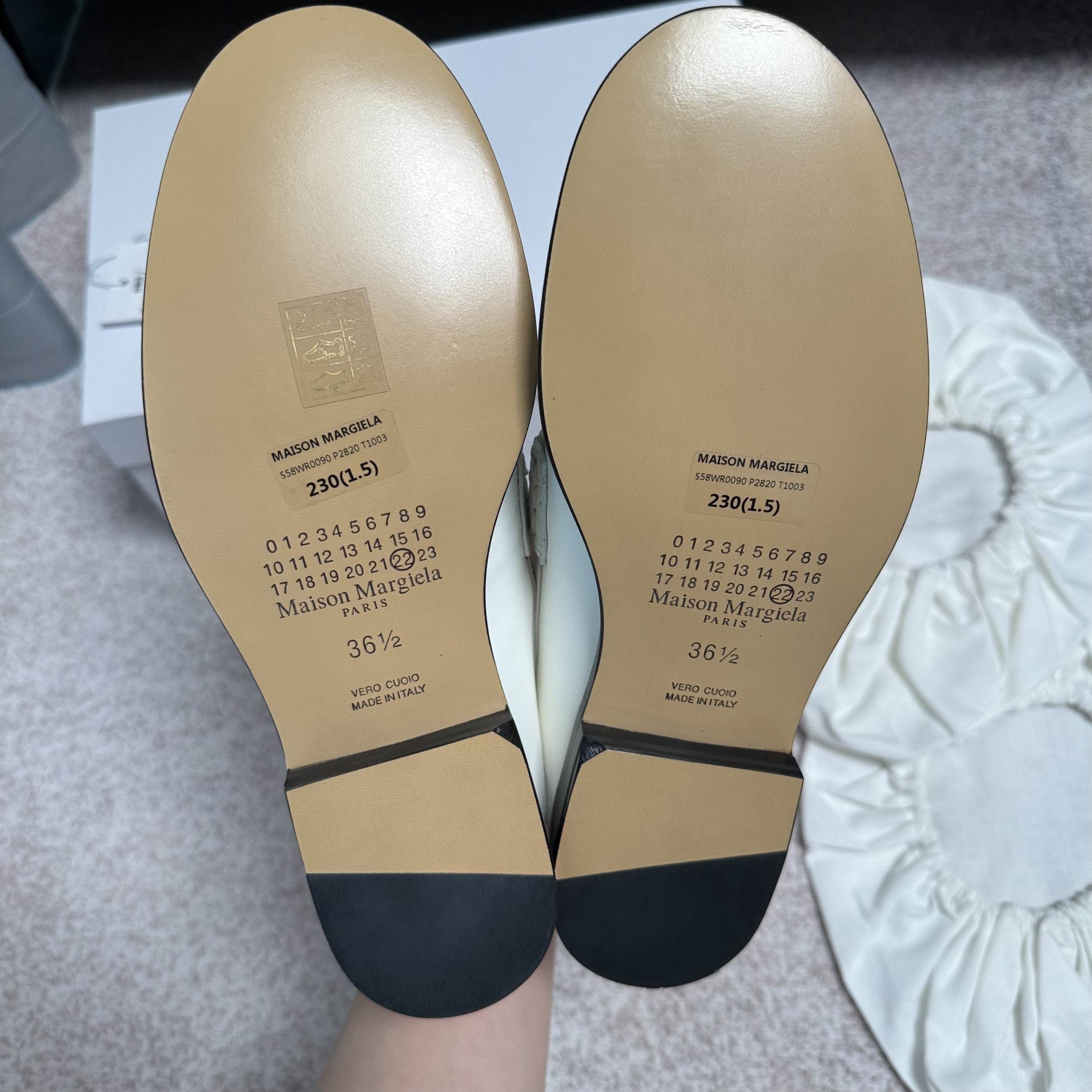 Maison Margiela Maison Margiela White Loafers Size 36.5 Size US 6.5 / IT 36.5 - 4 Thumbnail