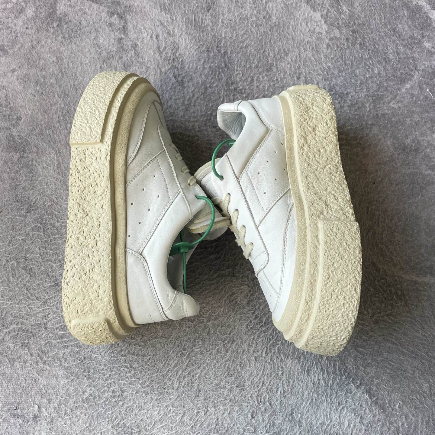 MM6 MM6 Maison Margiela Leather Platform Sneakers Size 38.5 Size US 8.5 / IT 38.5 - 8 Thumbnail