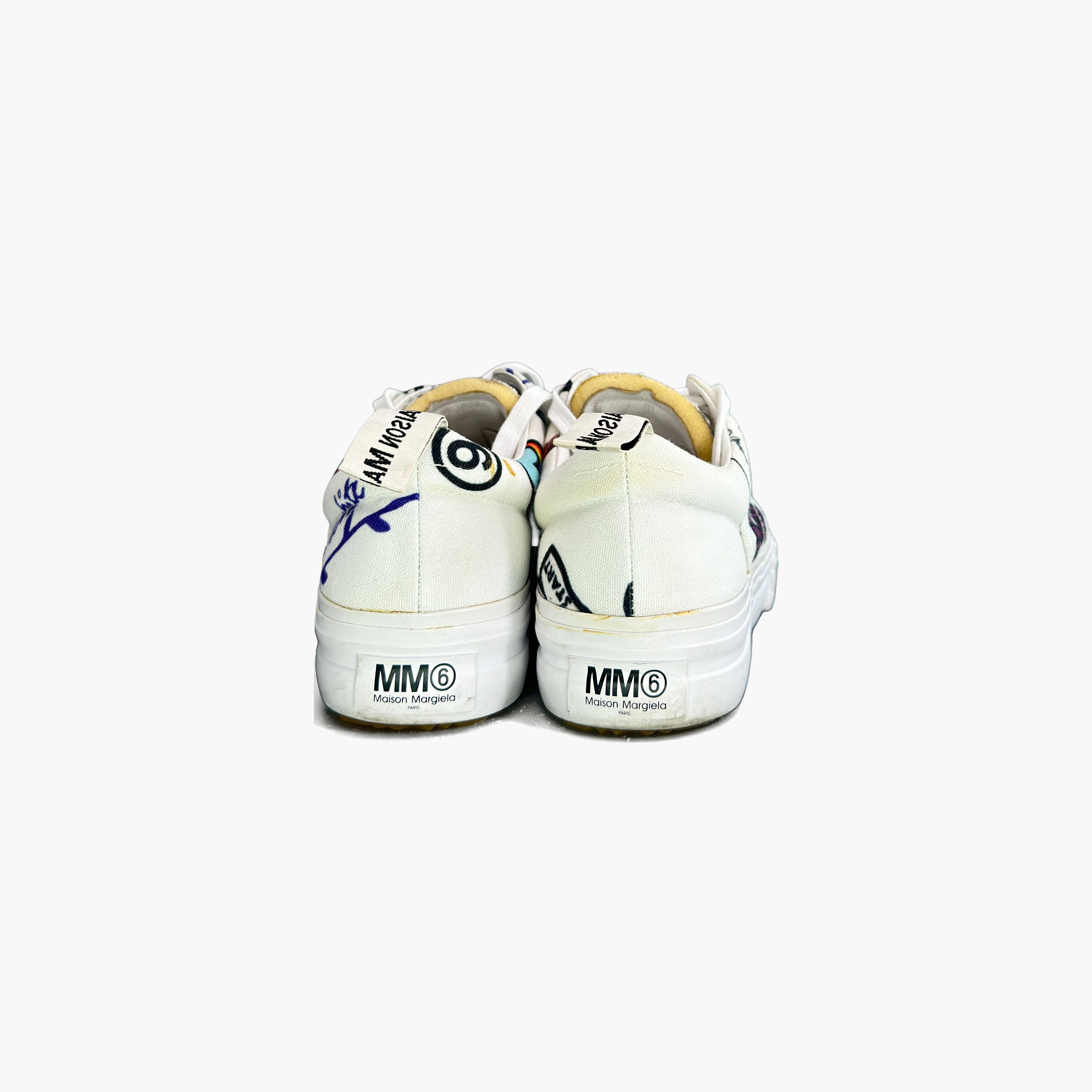 MM6 MM6 Maison Margiela Graffiti Low-Top Sneakers Size 41 Size US 11 / IT 41 - 6 Thumbnail
