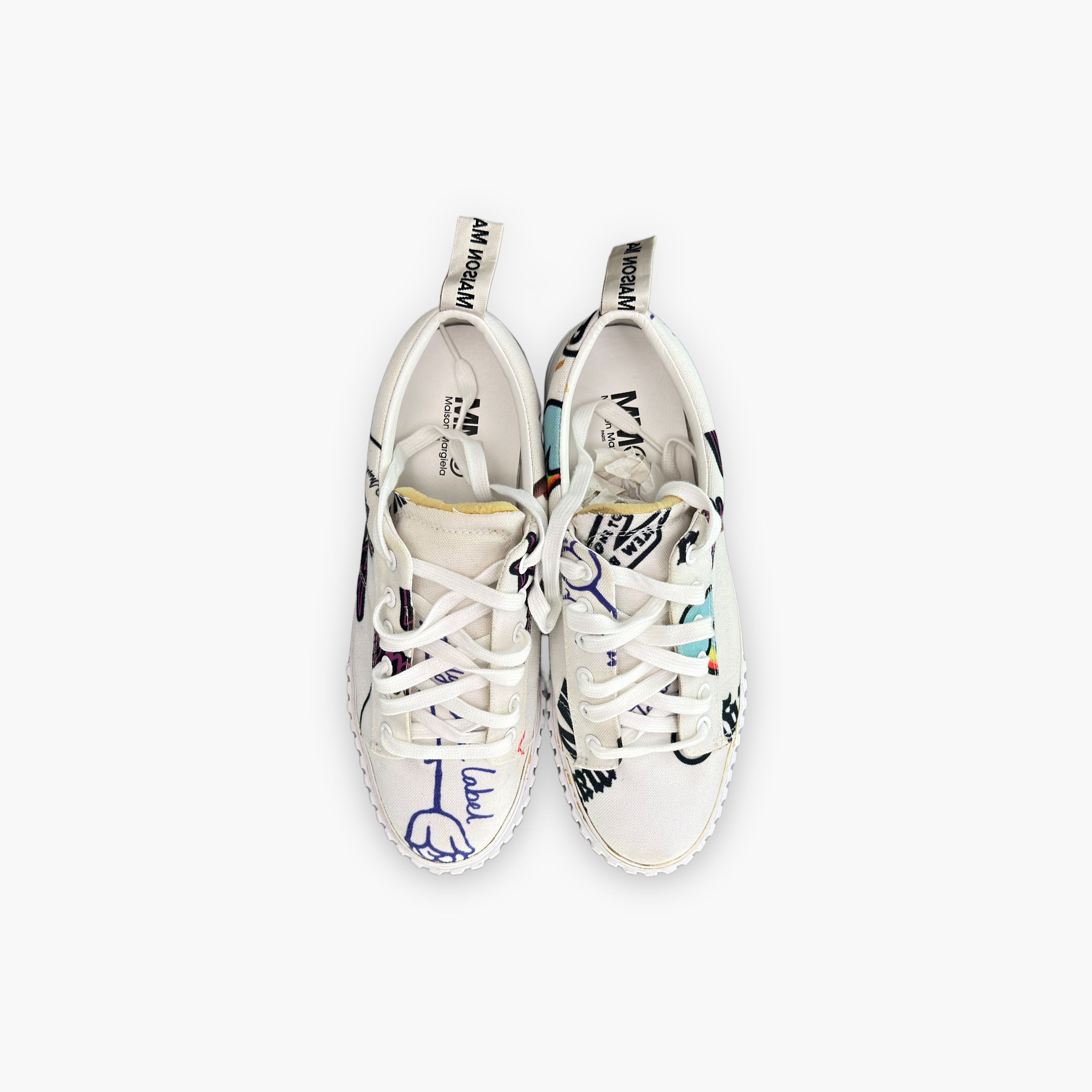 MM6 MM6 Maison Margiela Graffiti Low-Top Sneakers Size 41 Size US 11 / IT 41 - 9 Thumbnail