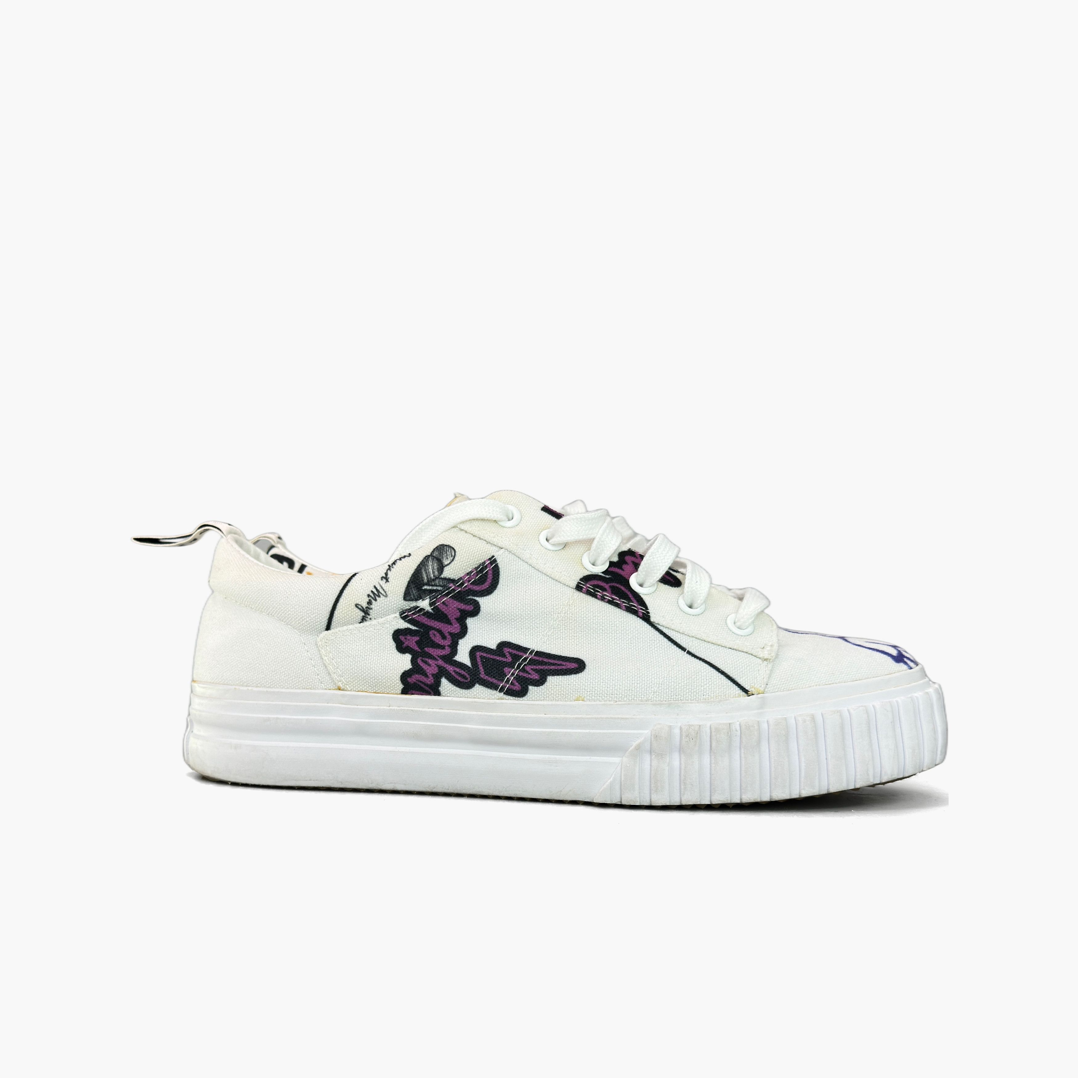 MM6 MM6 Maison Margiela Graffiti Low-Top Sneakers Size 41 Size US 11 / IT 41 - 4 Thumbnail