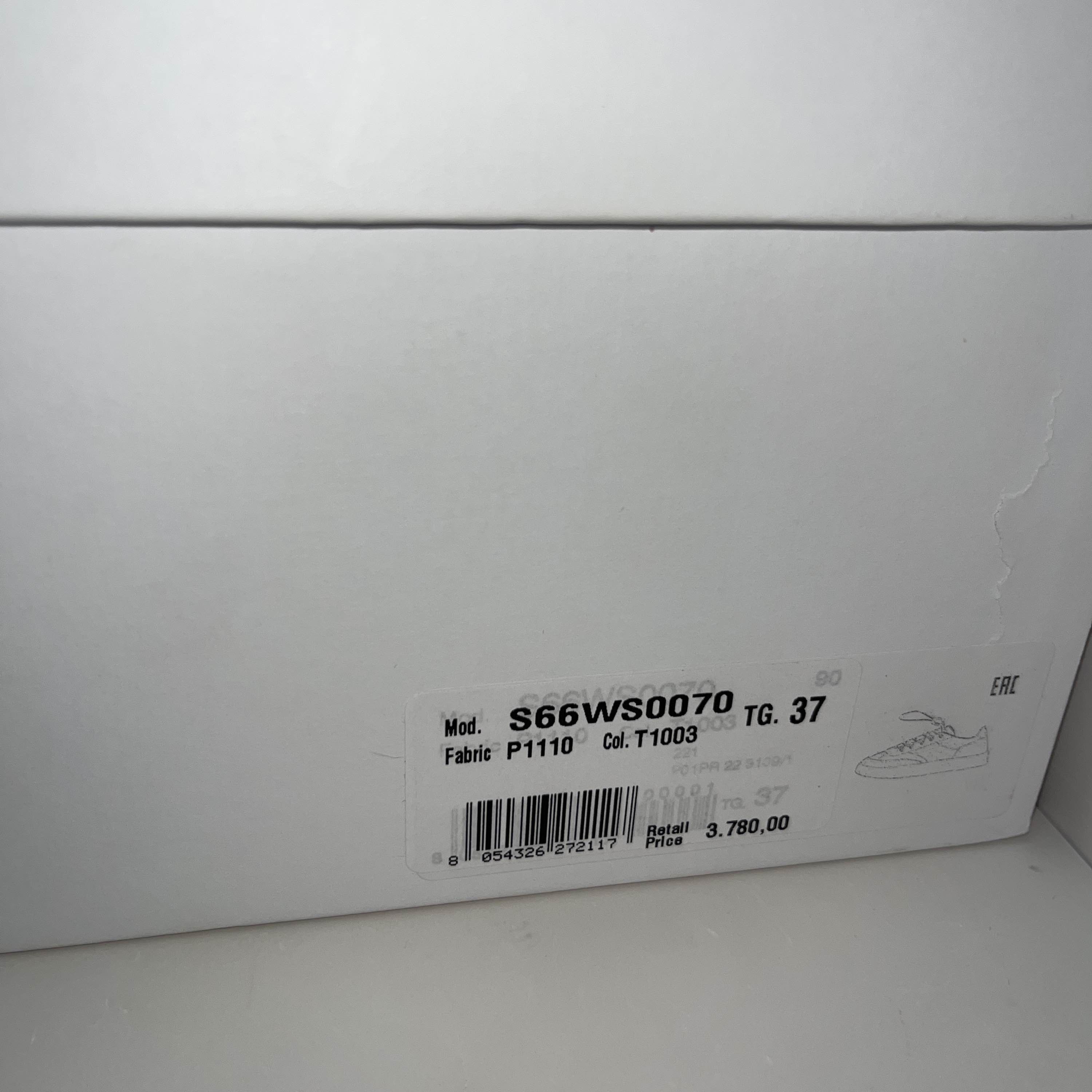 MM6 MM6 Maison Margiela White Low-Top Sneakers Size 37 Size US 7 / IT 37 - 7 Thumbnail