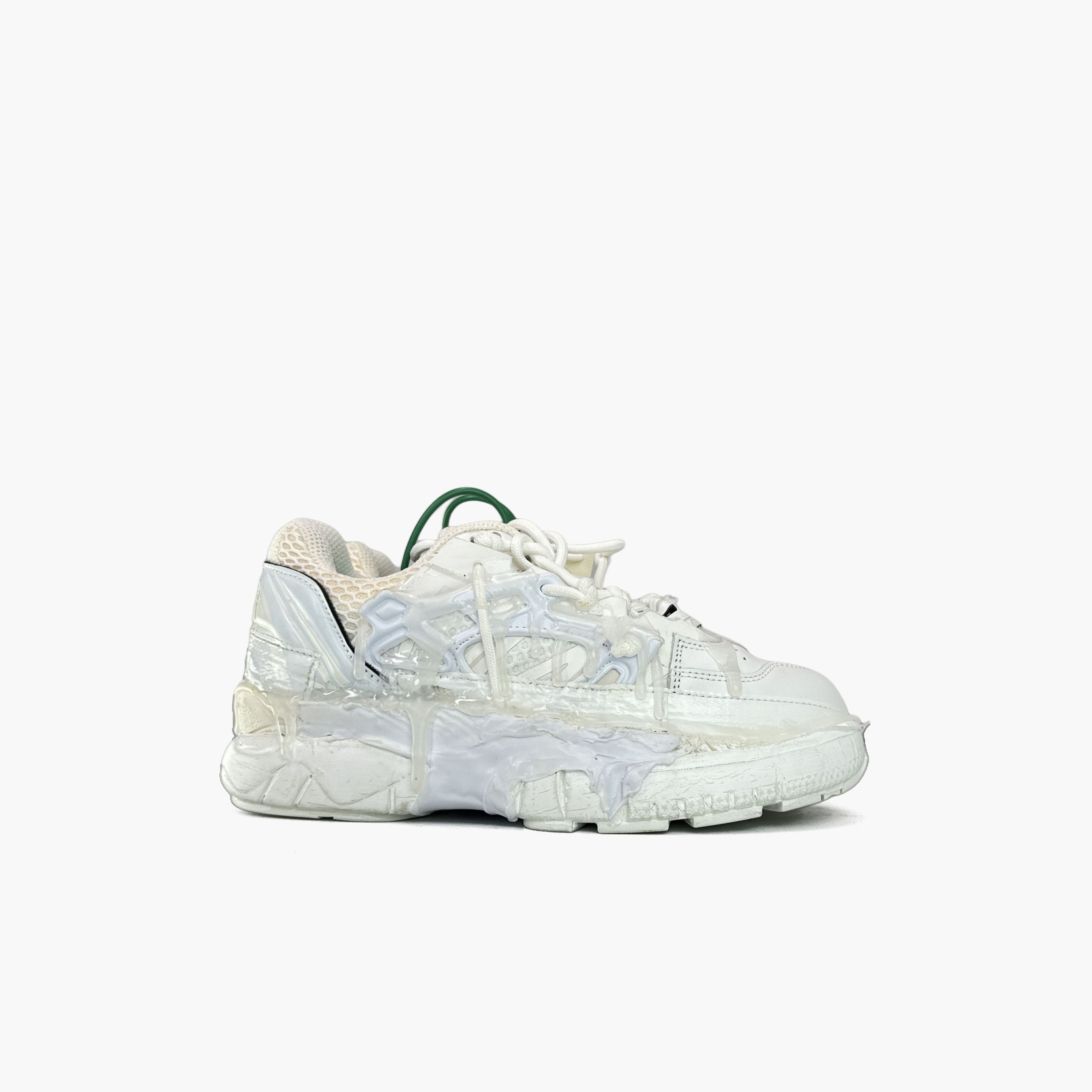 Maison Margiela Maison Margiela White Fusion Low-Top Sneakers Size 35 Size US 5 / IT 35 - 4 Thumbnail