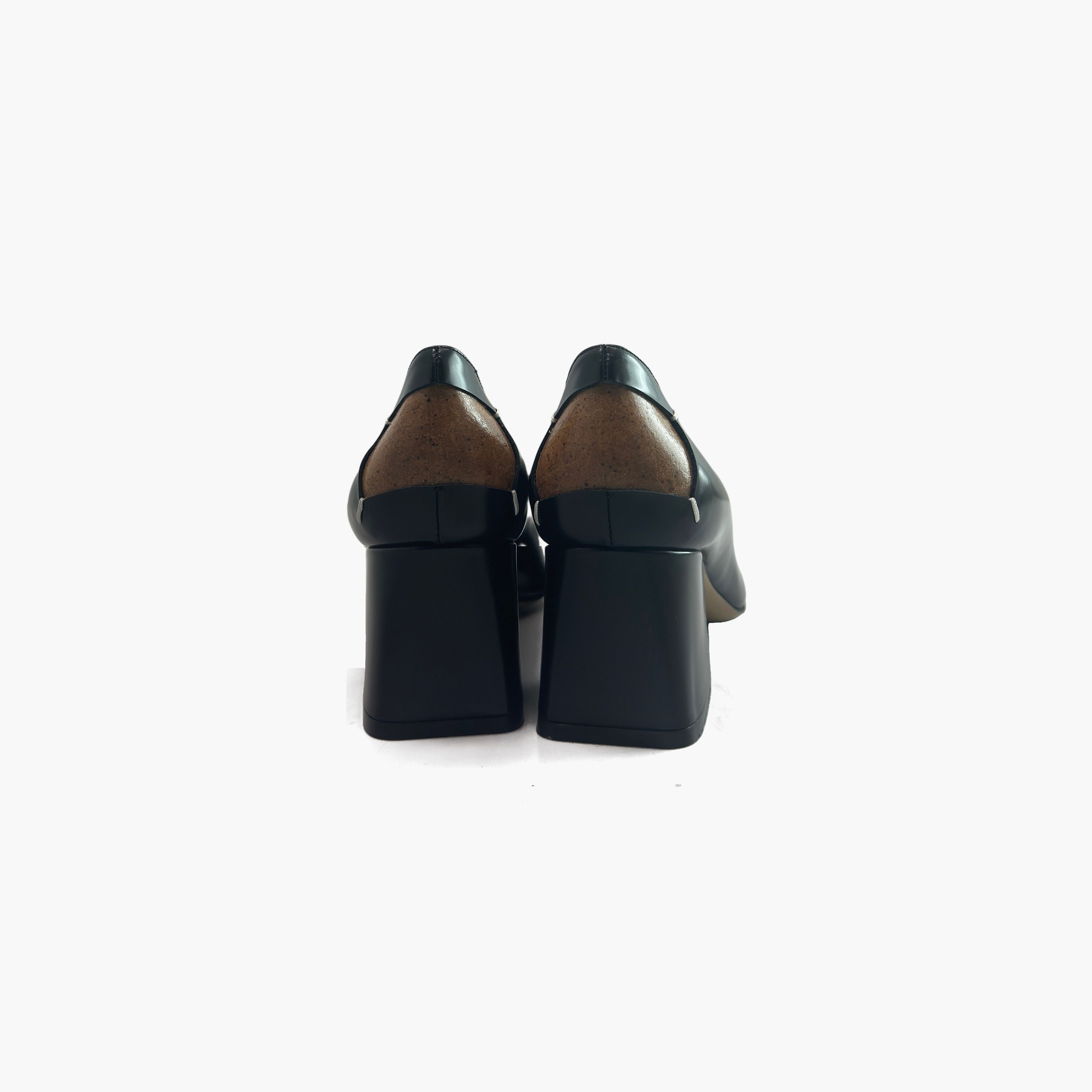 Maison Margiela Maison Margiela Leather Square Toe Block Heels Size 38 Size US 8 / IT 38 - 6 Thumbnail