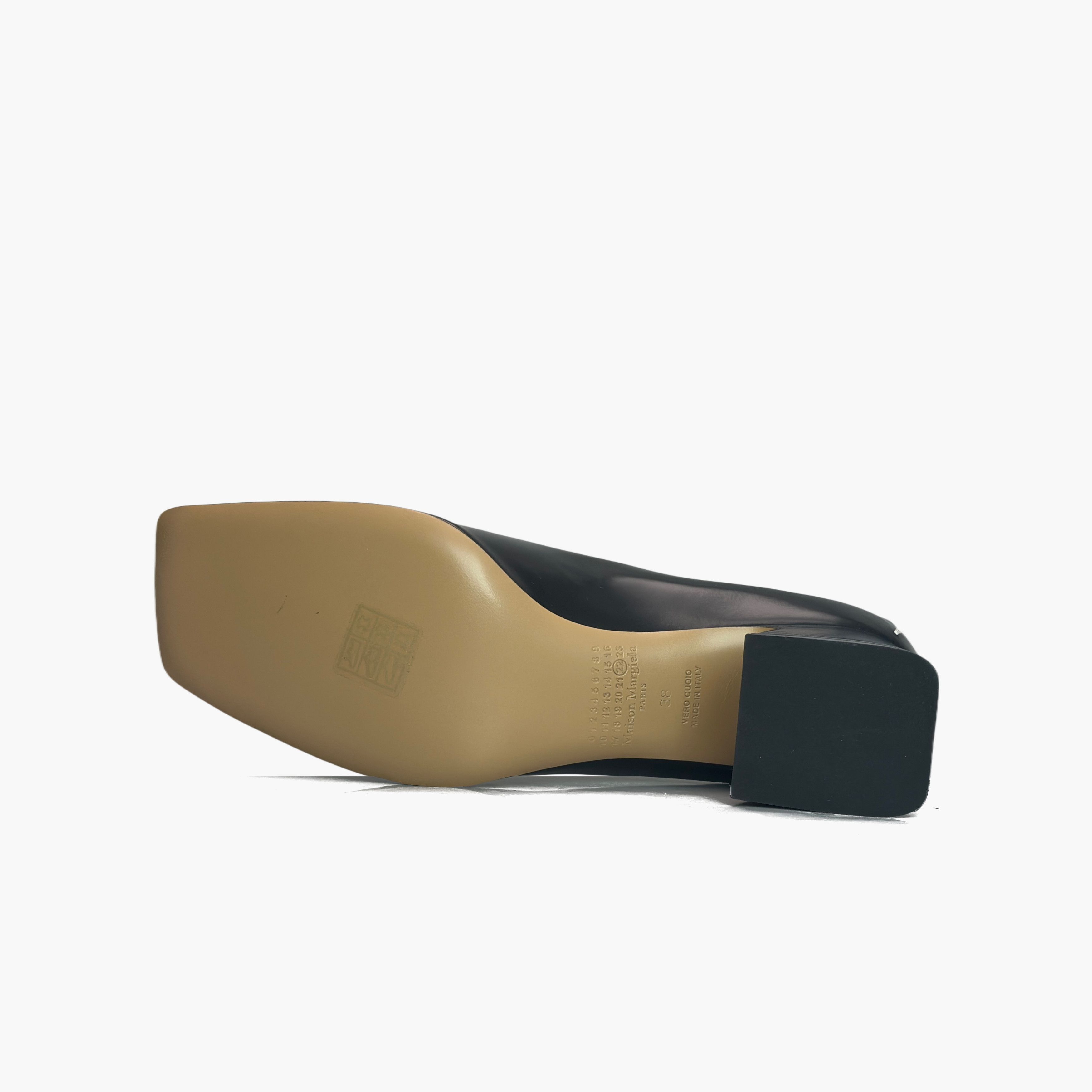 Maison Margiela Maison Margiela Leather Square Toe Block Heels Size 38 Size US 8 / IT 38 - 8 Thumbnail