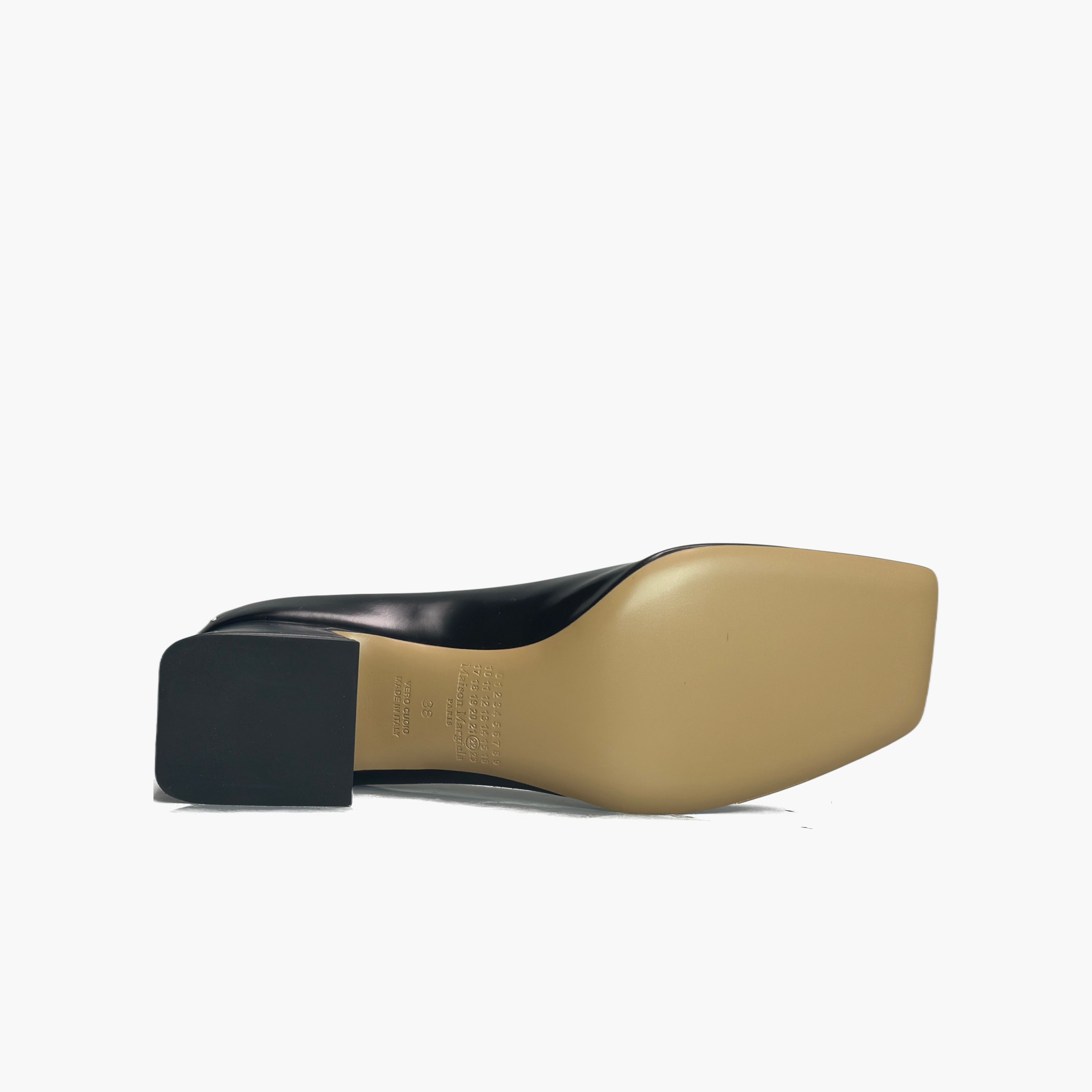 Maison Margiela Maison Margiela Leather Square Toe Block Heels Size 38 Size US 8 / IT 38 - 7 Thumbnail