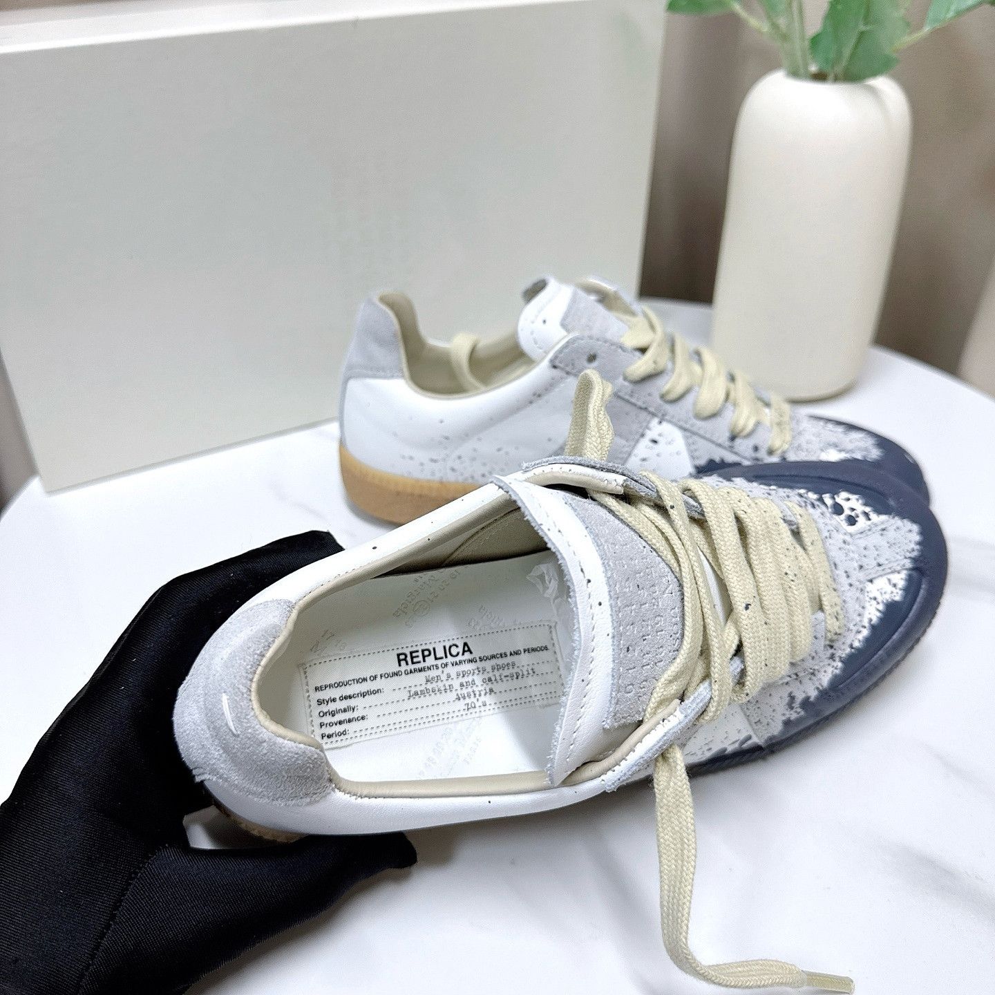 Maison Margiela Maison Margiela Paint Splatter Replica Sneakers Size 36 Size US 6 / IT 36 - 11 Thumbnail
