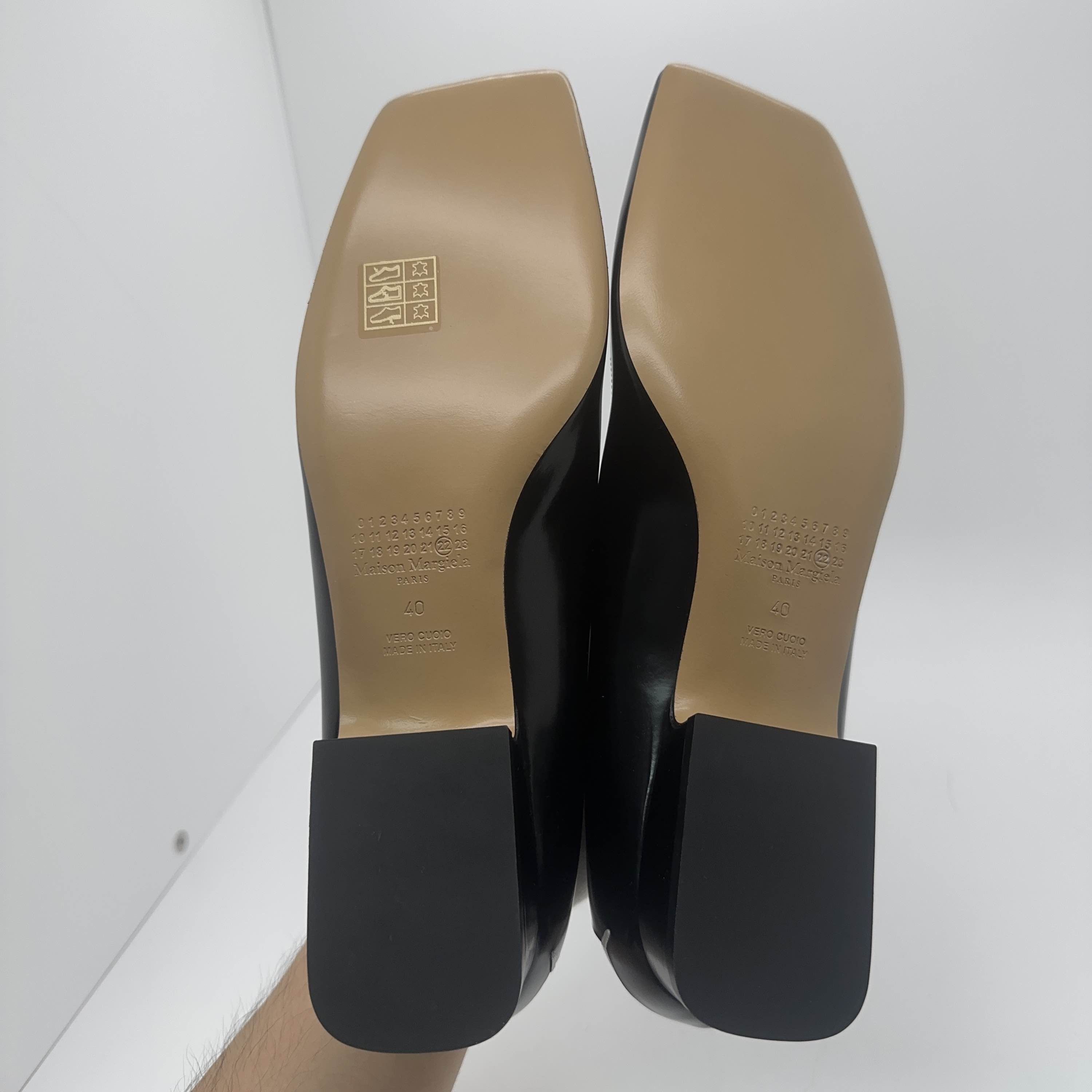 Maison Margiela Maison Margiela Square Toe Leather Flats Size 40 Size US 10 / IT 40 - 4 Thumbnail