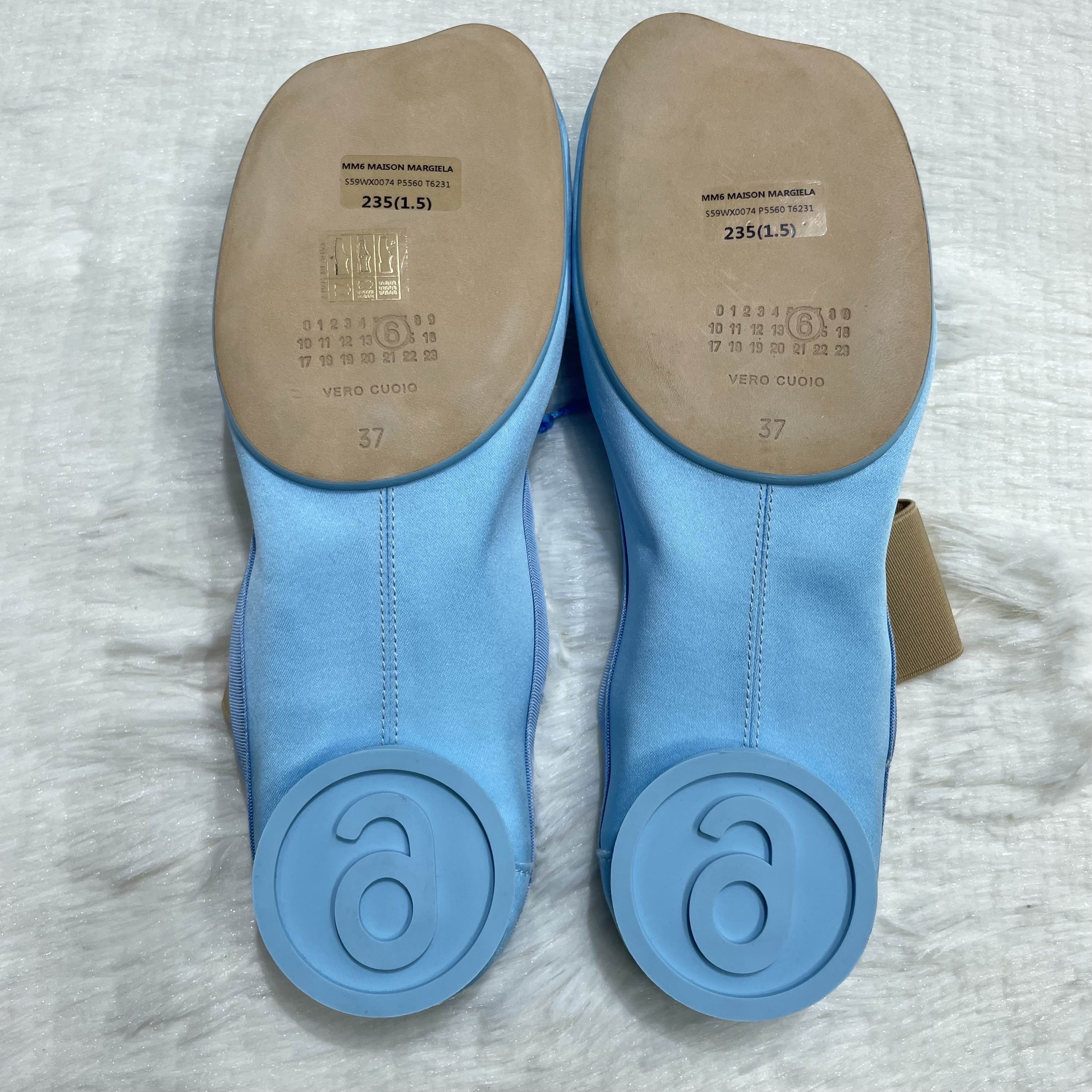 MM6 MM6 Maison Margiela Satin Logo Mules Size 37 Size US 7 / IT 37 - 4 Thumbnail