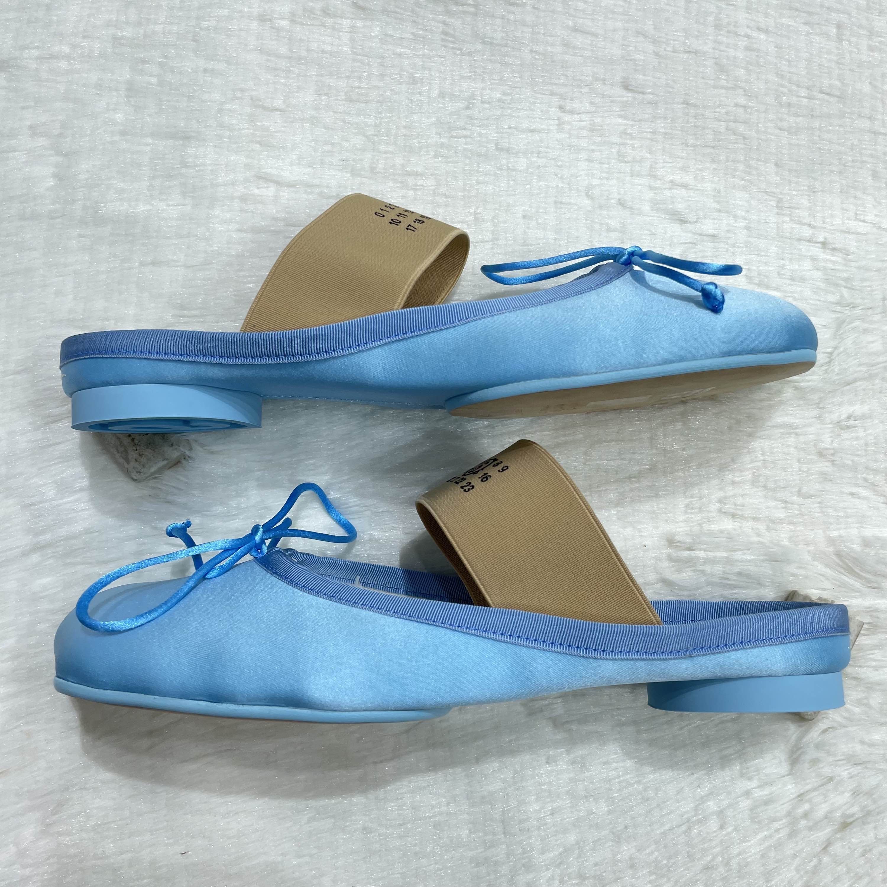 MM6 MM6 Maison Margiela Satin Logo Mules Size 37 Size US 7 / IT 37 - 7 Thumbnail