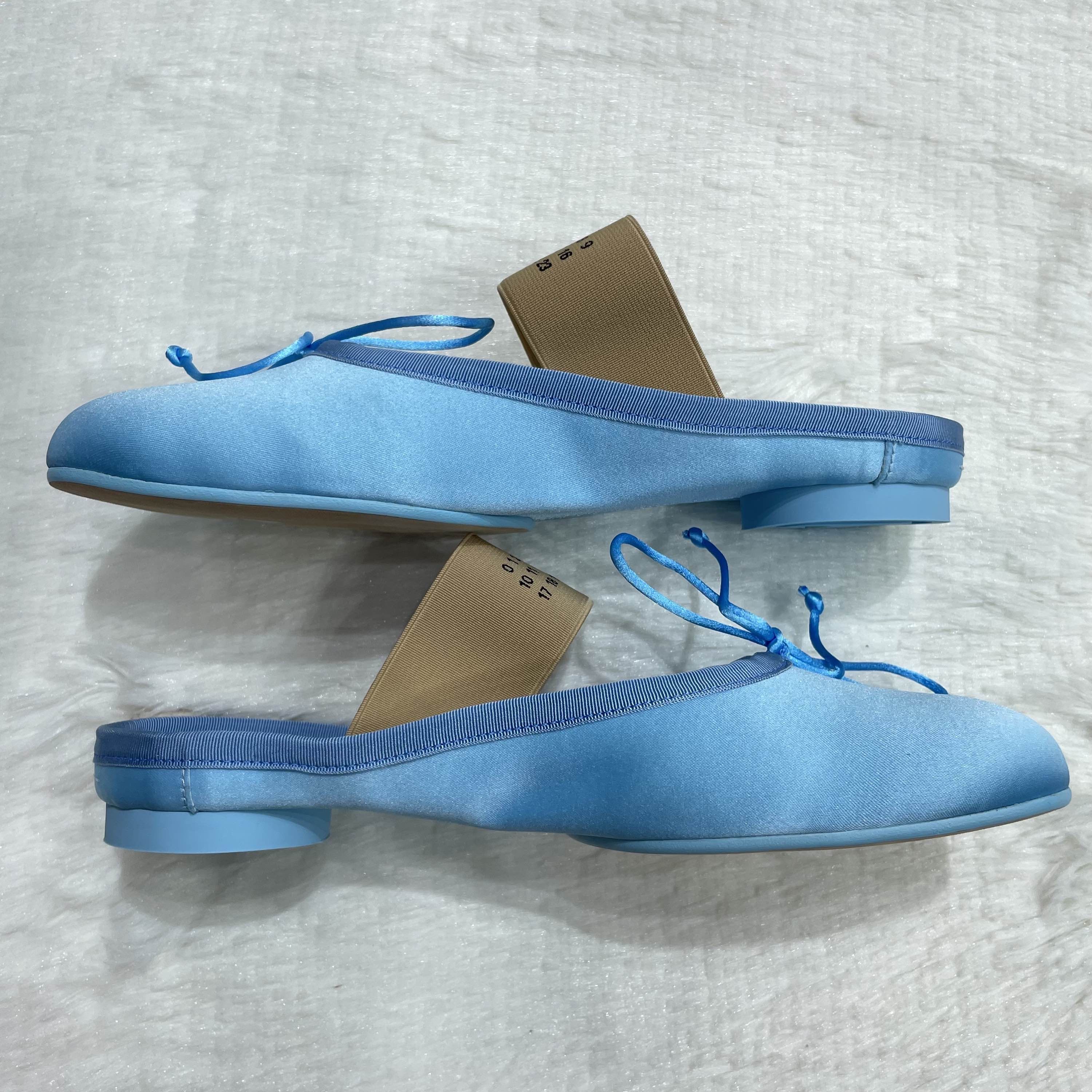MM6 MM6 Maison Margiela Satin Logo Mules Size 37 Size US 7 / IT 37 - 8 Thumbnail