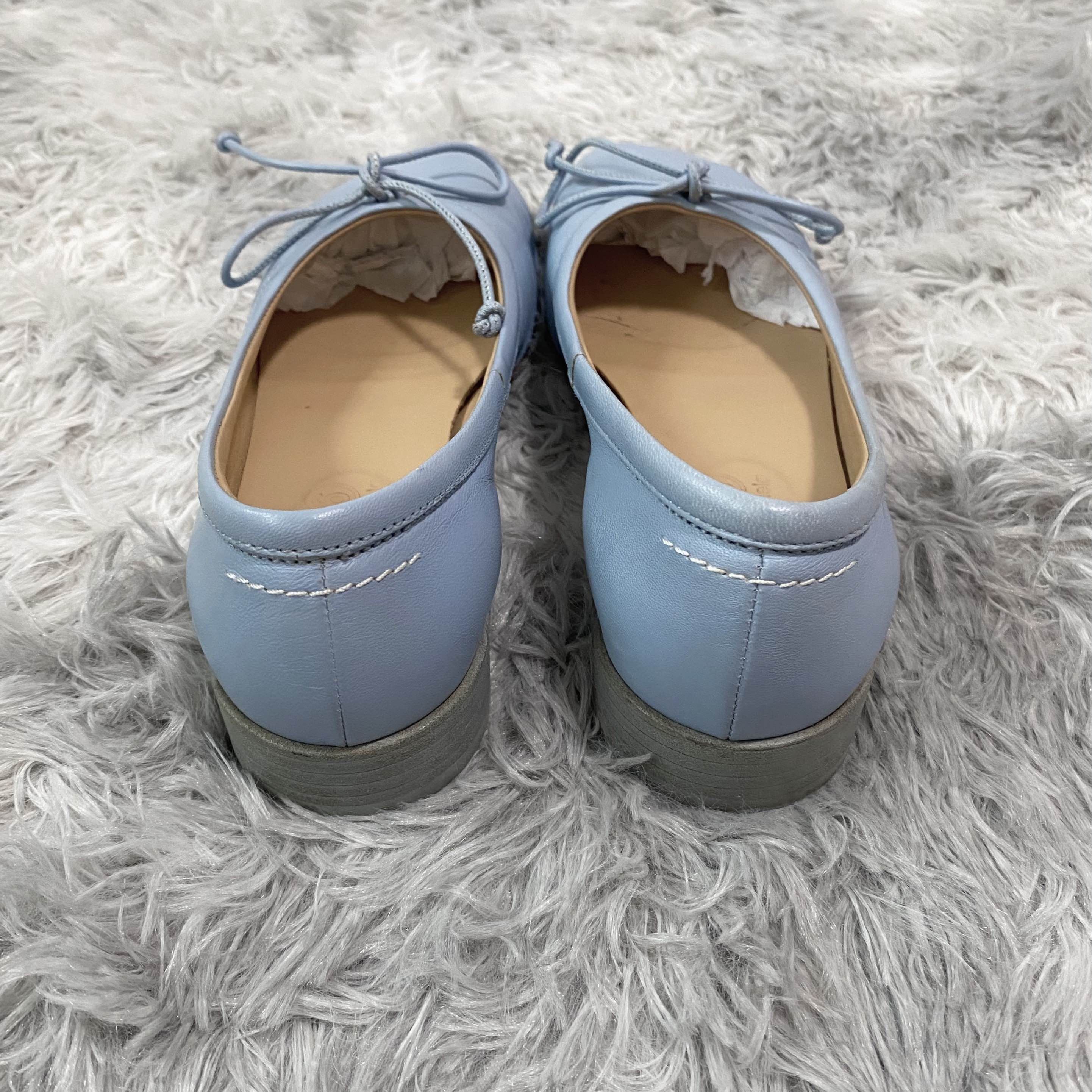 MM6 MM6 Maison Margiela Leather Bow Ballet Flats Size 35 Size US 5 / IT 35 - 3 Thumbnail