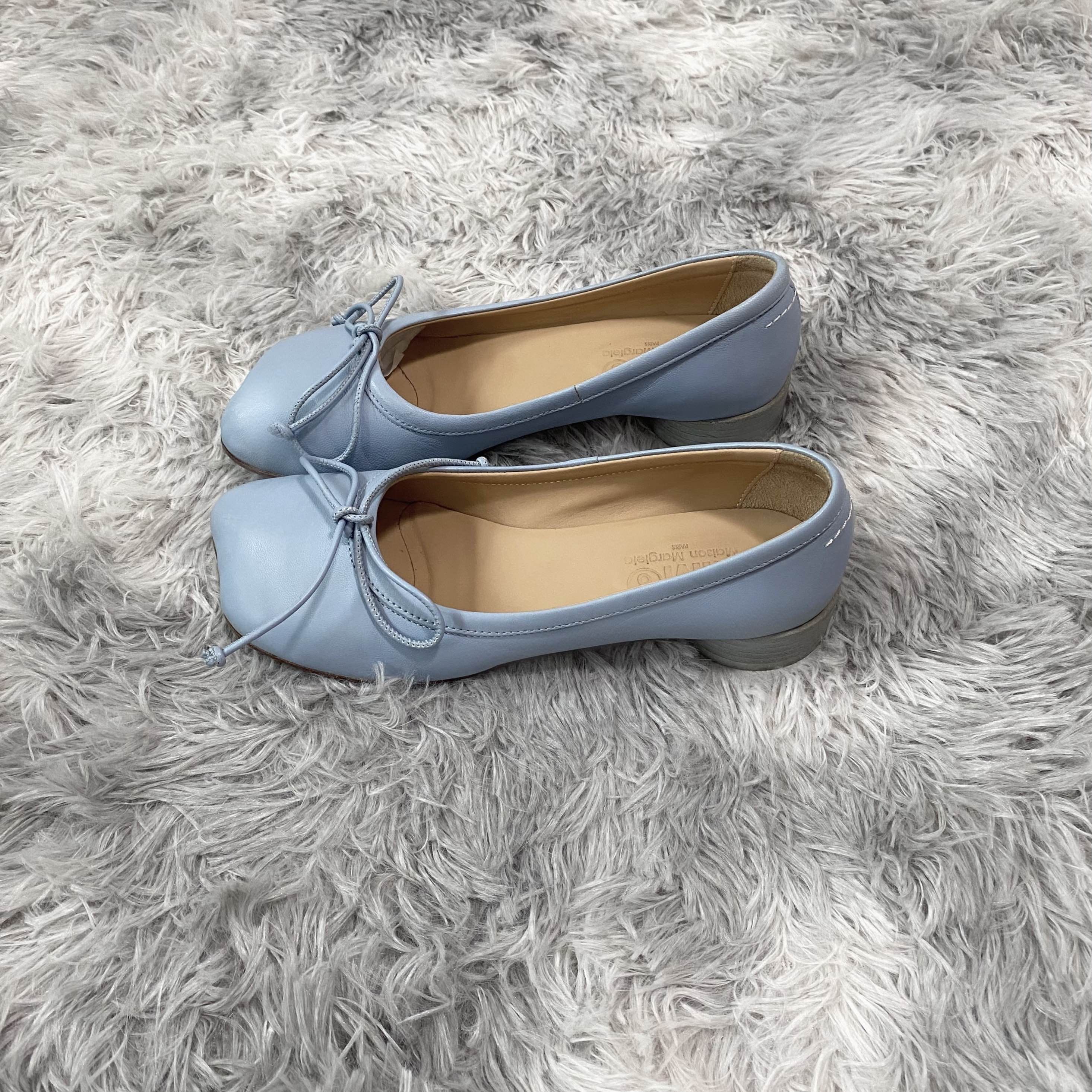 MM6 MM6 Maison Margiela Leather Bow Ballet Flats Size 35 Size US 5 / IT 35 - 7 Thumbnail